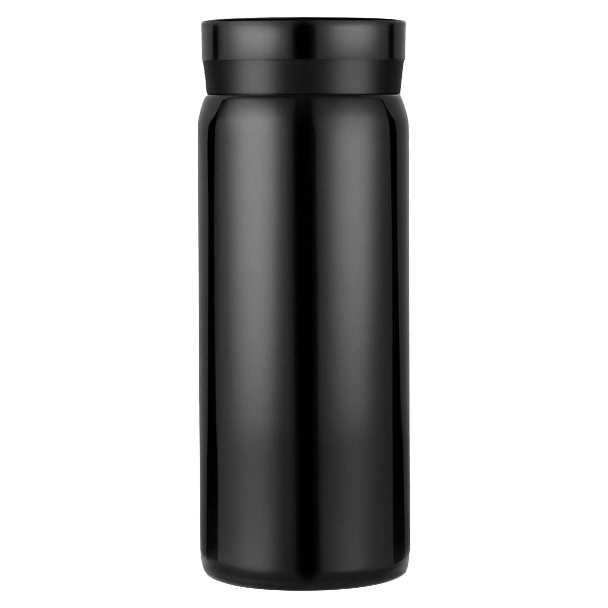 Mini Termo Boenkush 200ml Acero Inoxidable Aislado Negro
