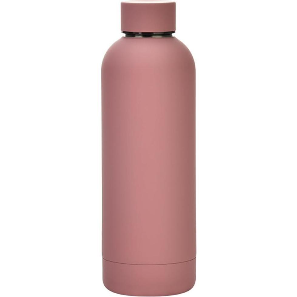 Botella de Agua Deportiva FAMKX 500ml Acero Inoxidable Gris