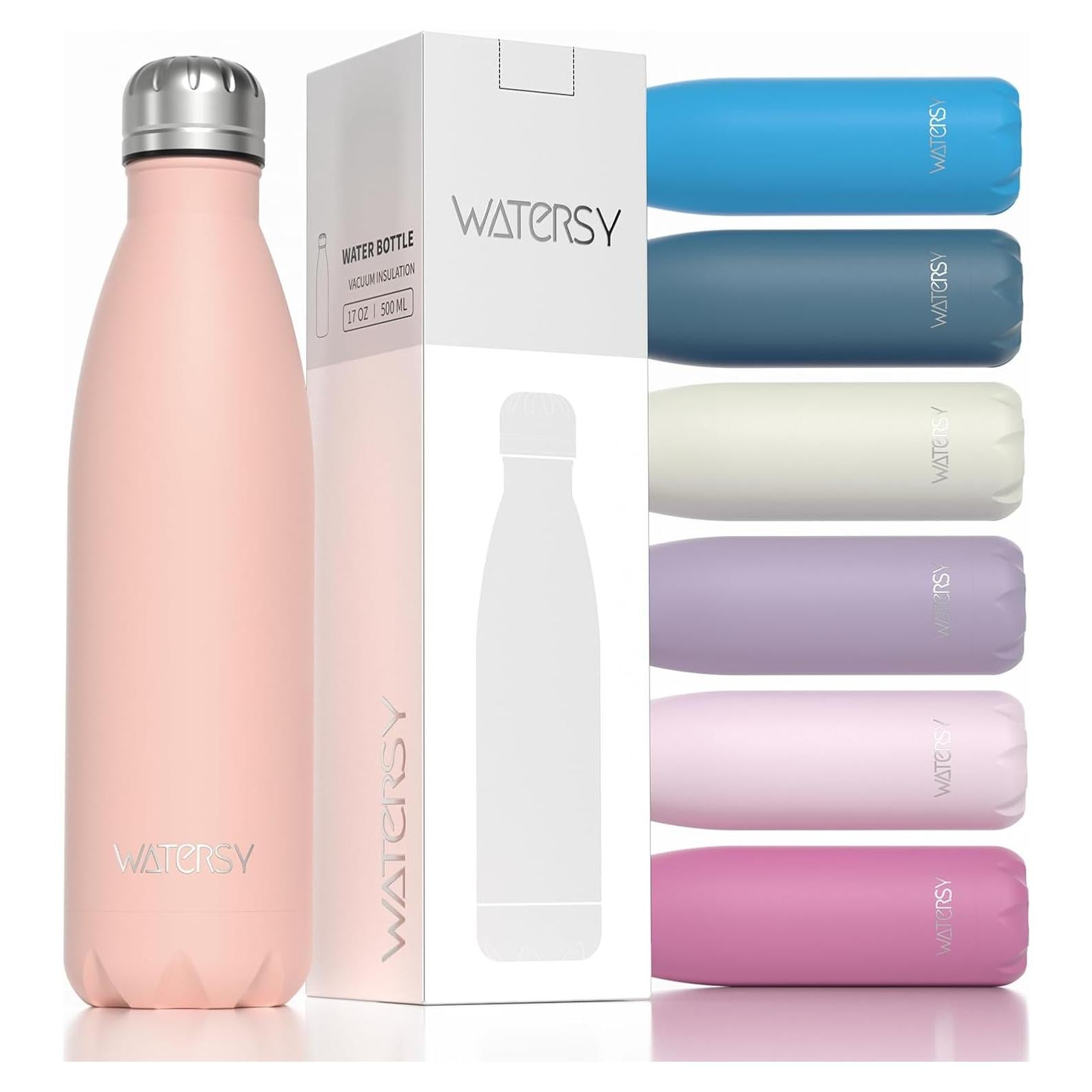 Botella de Agua Aislada WATERSY 500ml Acero Inoxidable Nectarina