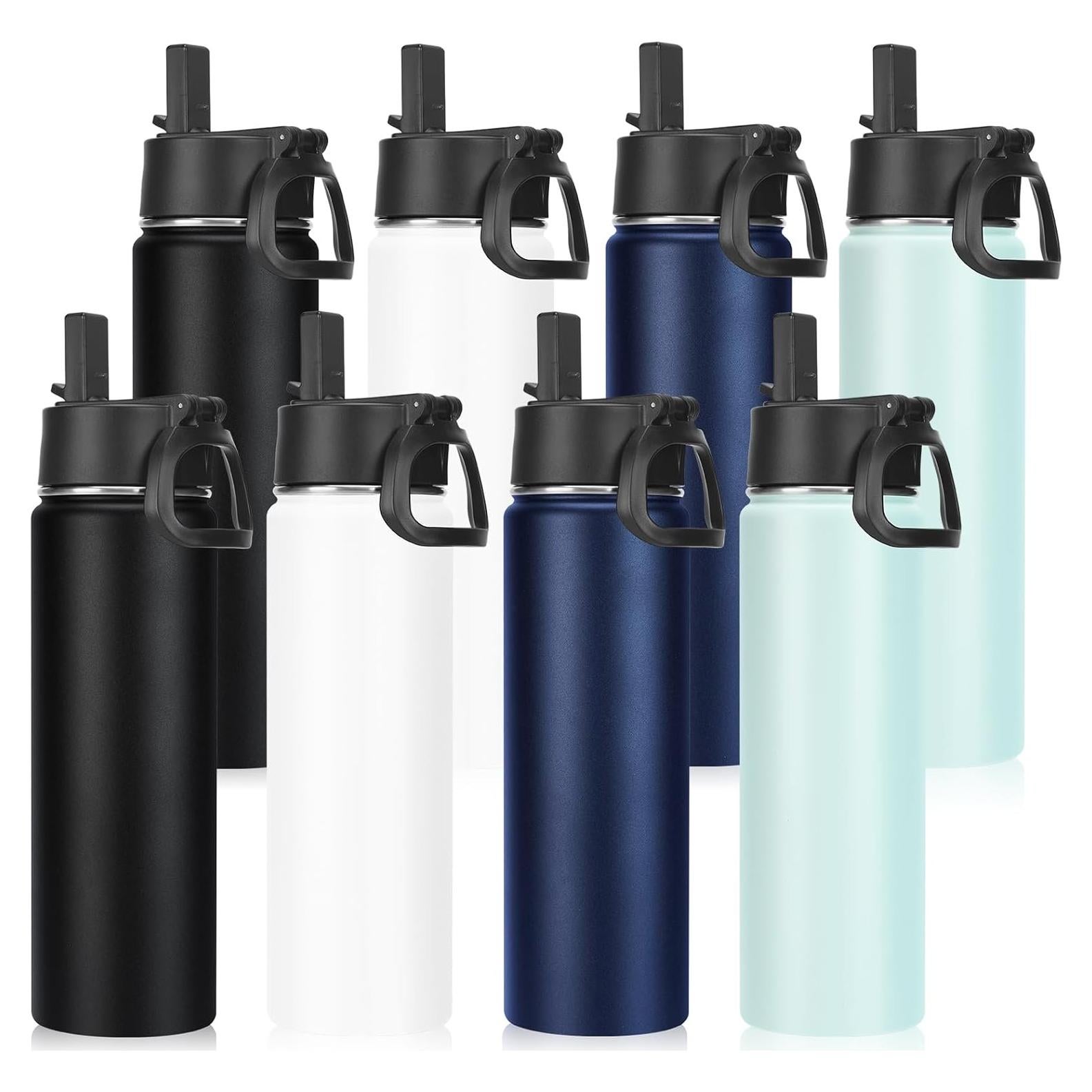 Botellas de Agua Aisladas Neihepal 22 oz Acero Inoxidable 8 Paquete