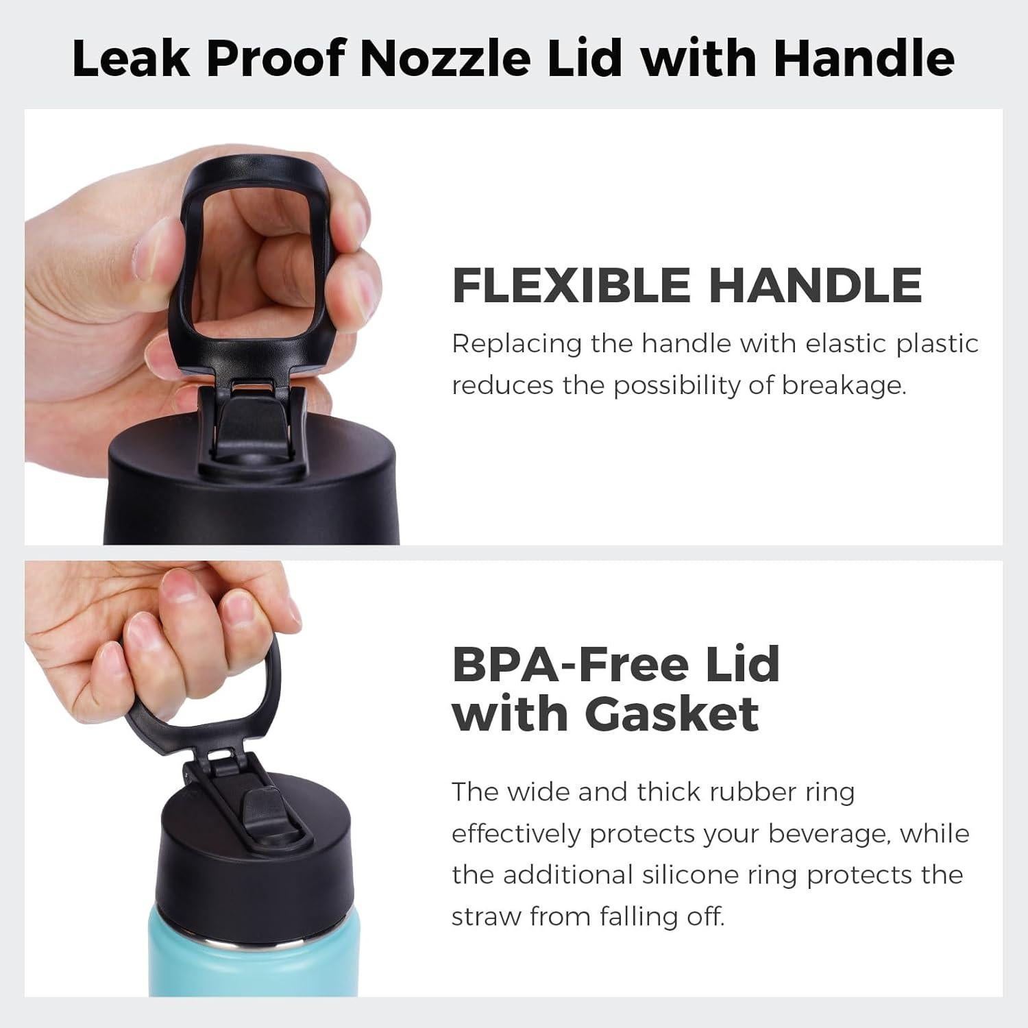 Botellas de Agua Aisladas Neihepal 22 oz Acero Inoxidable 8 Paquete