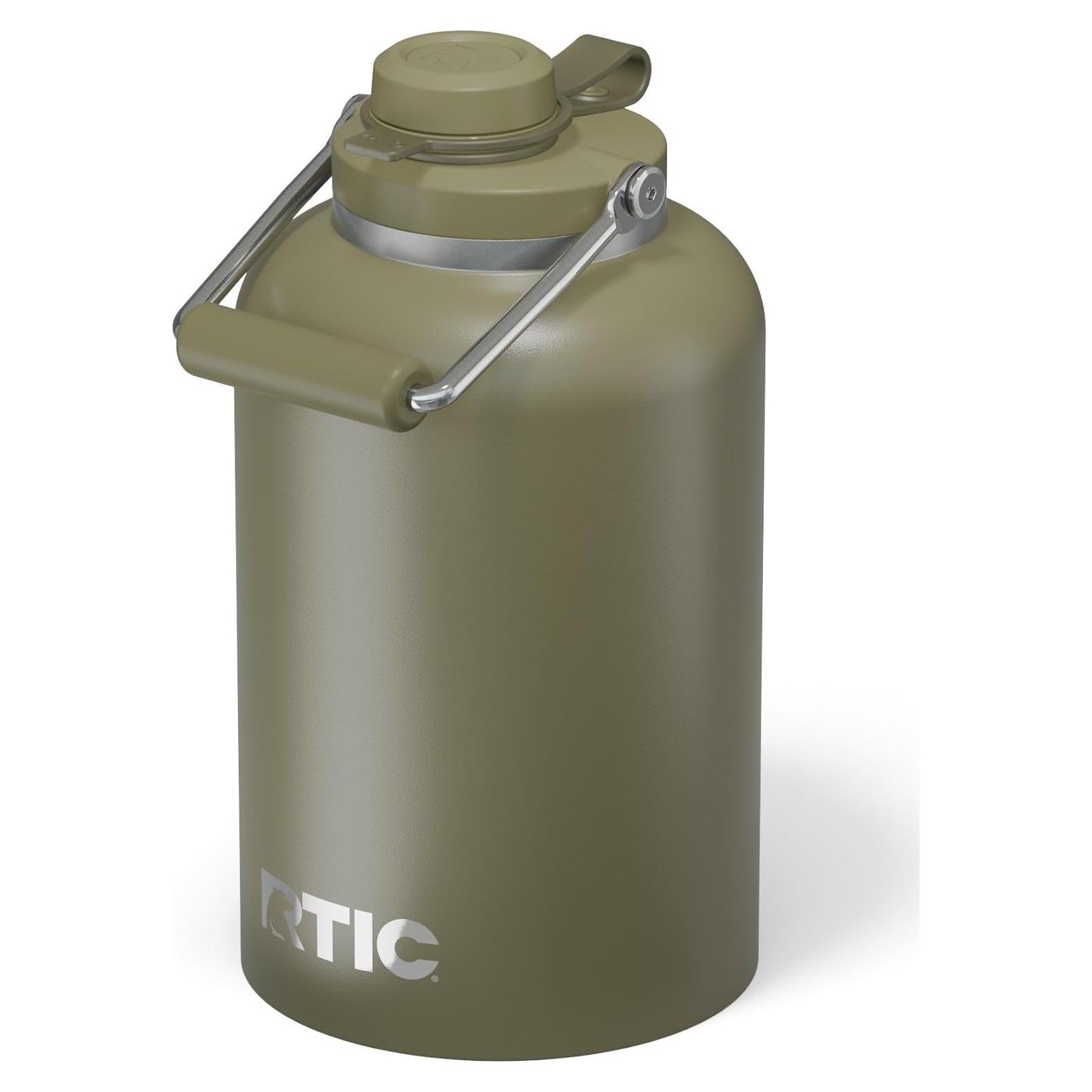 Jarra Outback RTIC 1 Galón Acero Inoxidable Aislada Oliva