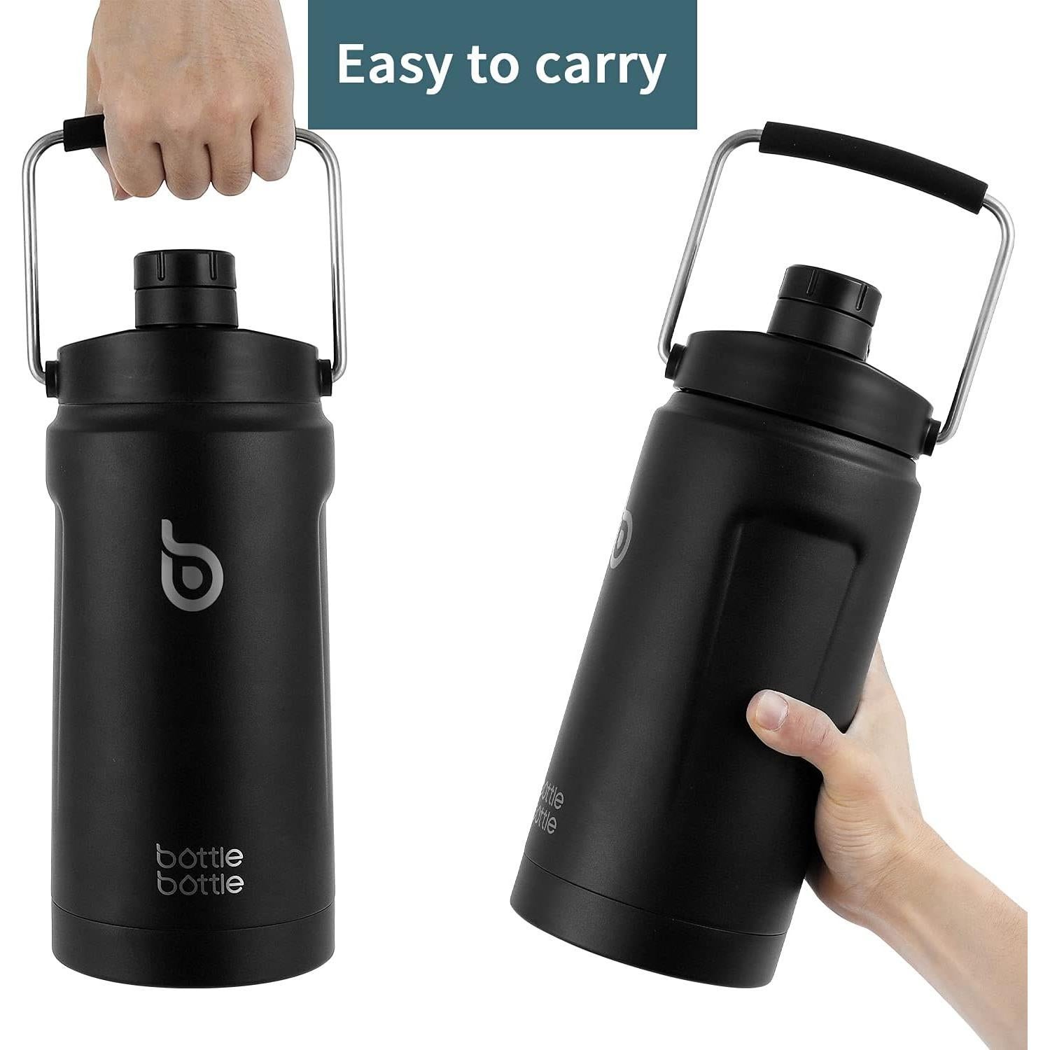 Botella de Agua Aislada 1.81L BOTELLA BOTELLA con Pajilla