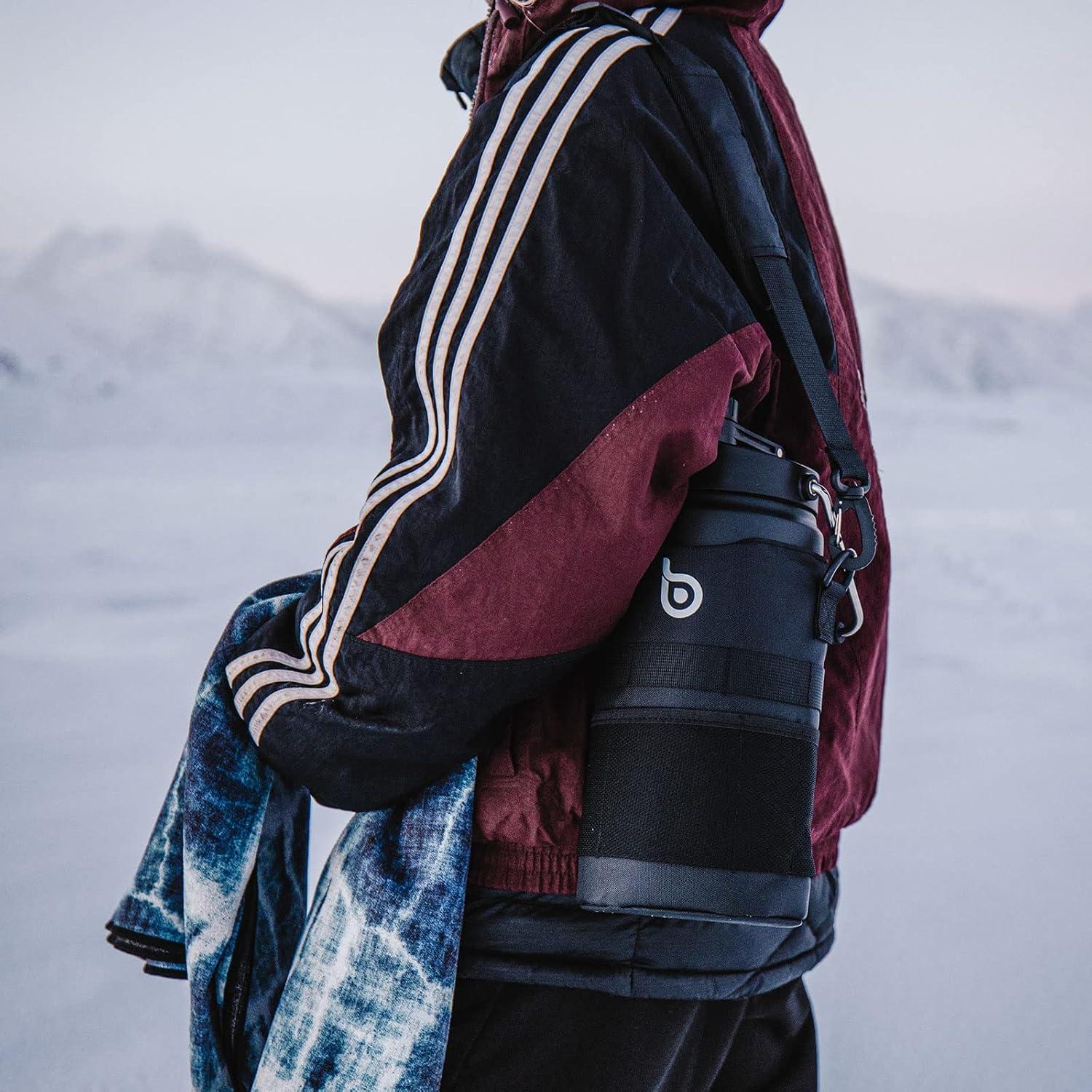 Botella de Agua Aislada 1.81L BOTELLA BOTELLA con Pajilla