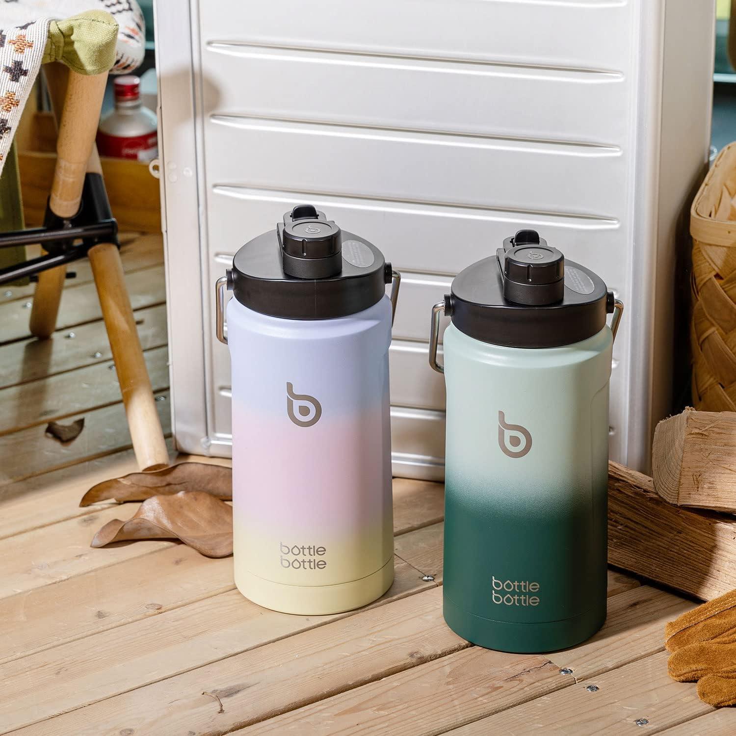 Botella de Agua Aislada 1.81L BOTELLA BOTELLA con Pajilla