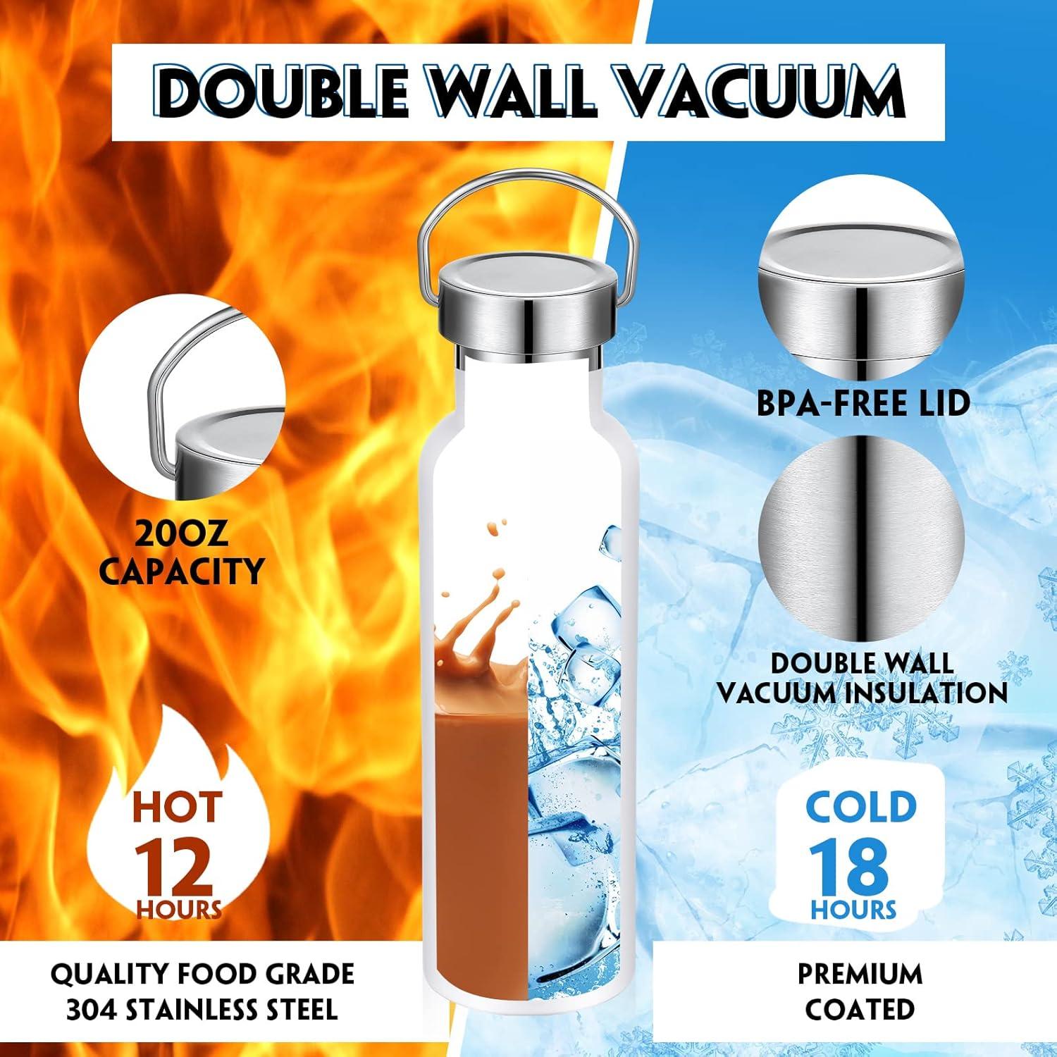 Paquete de 10 Botellas de Agua Aisladas Mimorou 591 ml