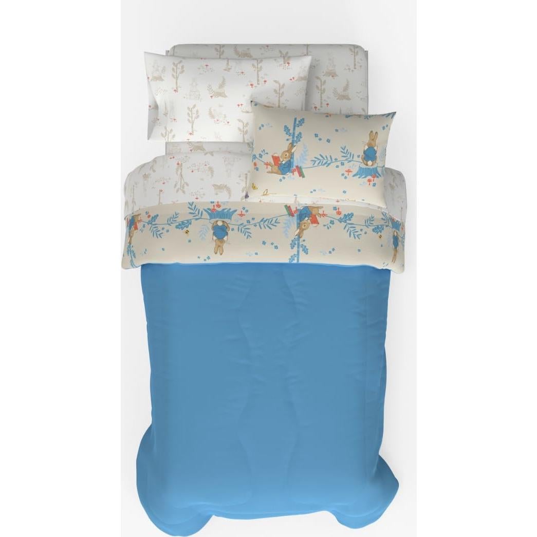 Juego de Cama Franco Peter Rabbit 5 Piezas Individual