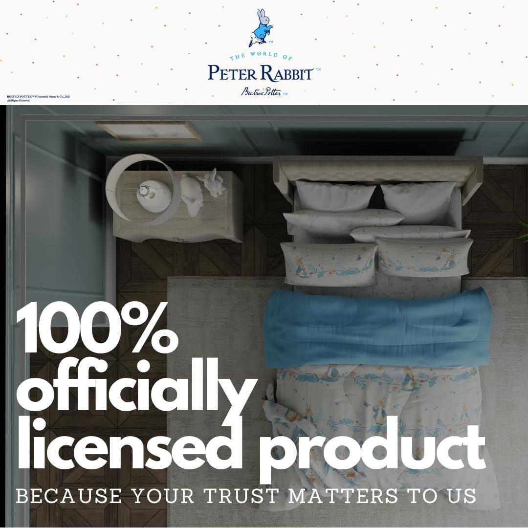 Juego de Cama Franco Peter Rabbit 5 Piezas Individual