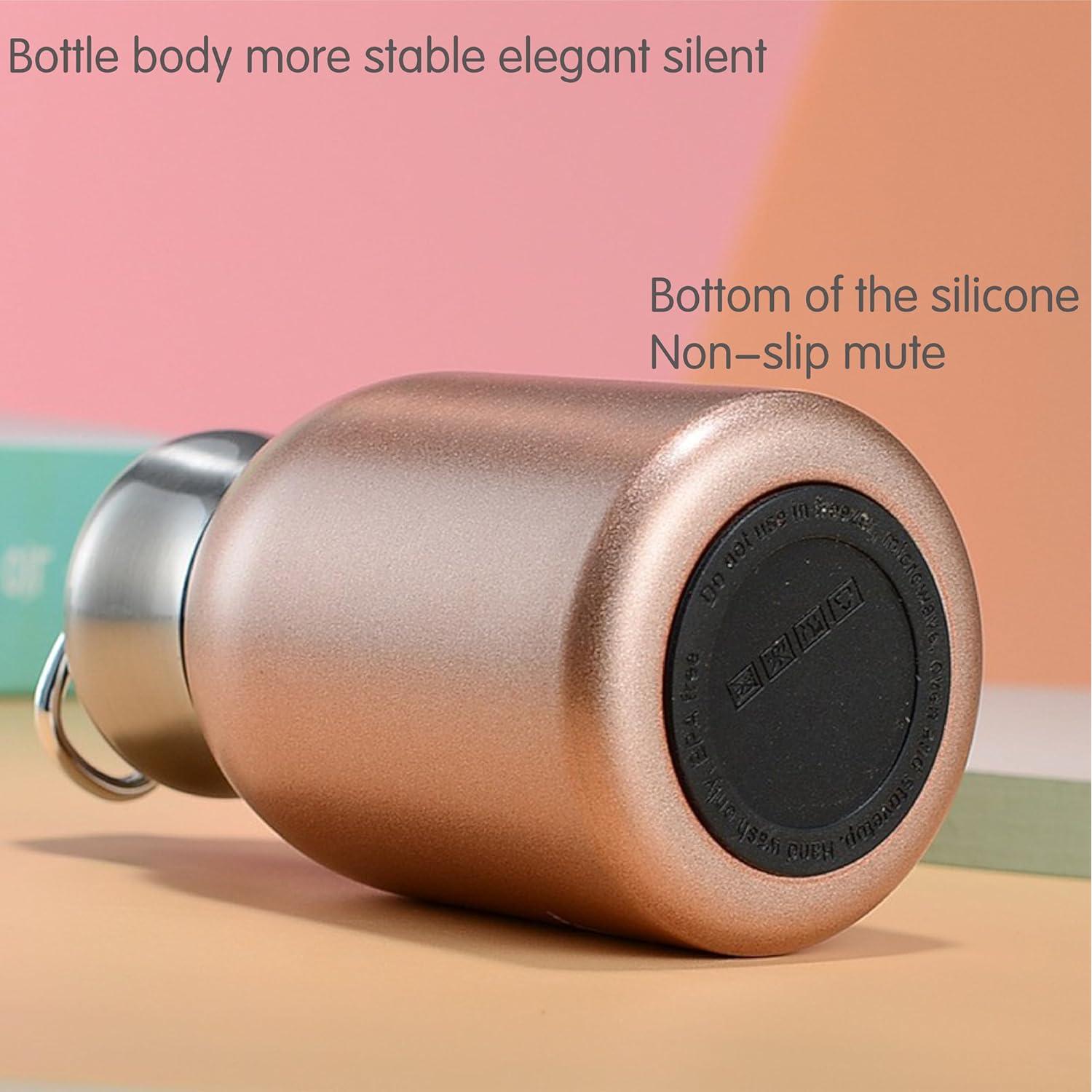 Botella de Agua Aislada Mini Beilastarx 300ml Dorado