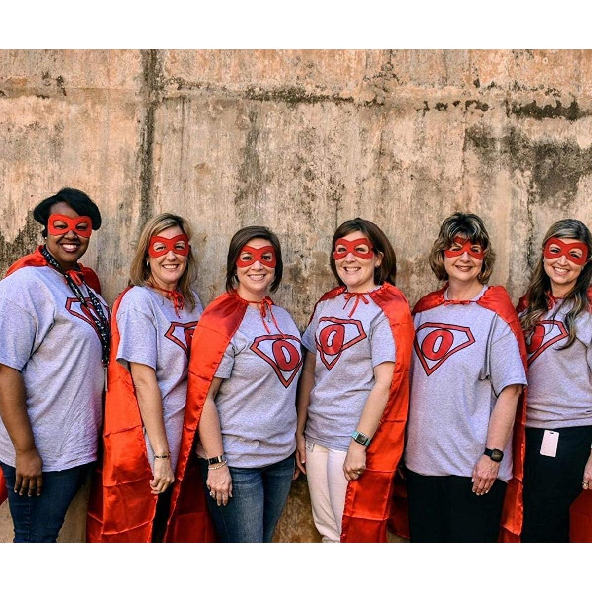 Capa y Máscara de Superhéroe para Adultos - 120 cm - Poliester