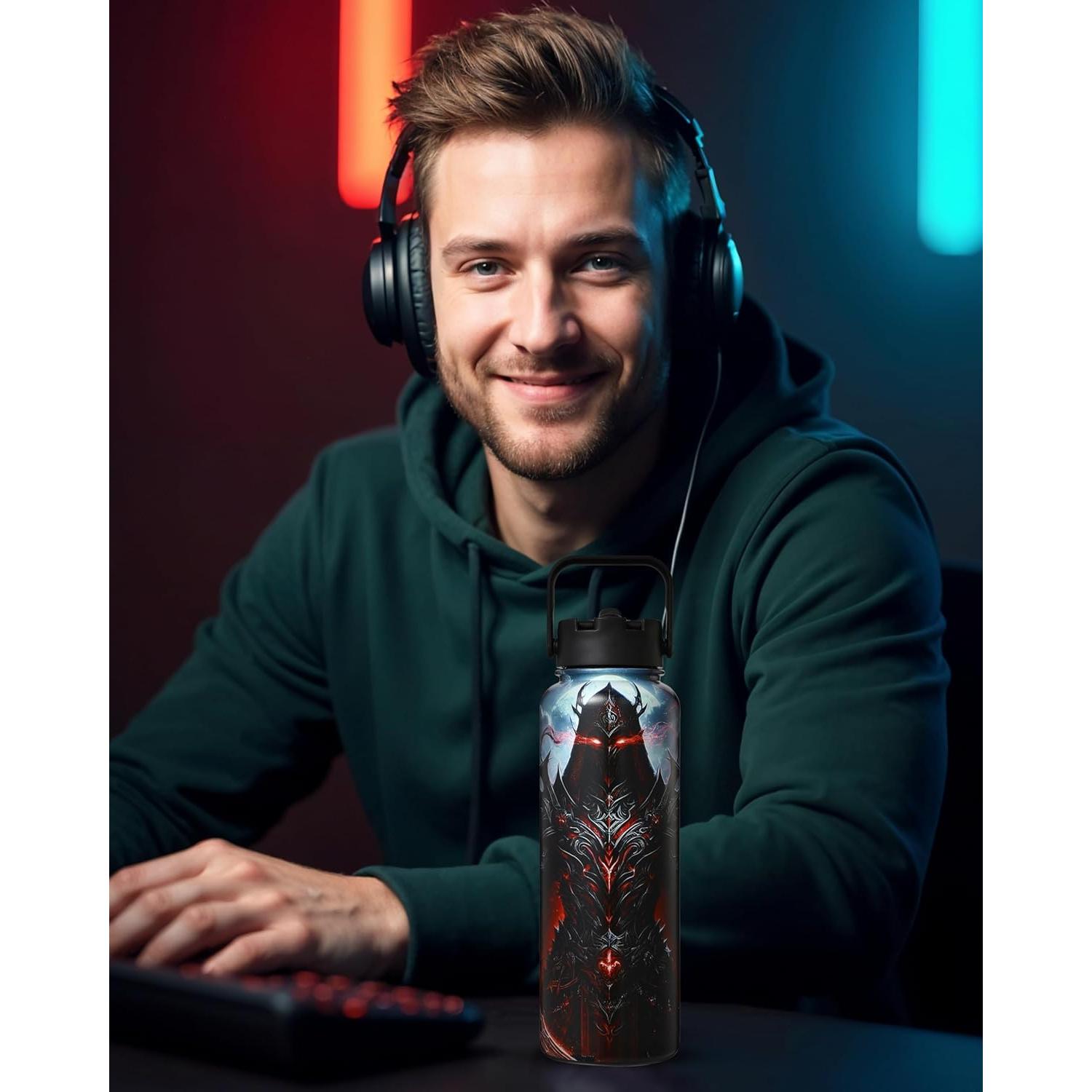 Botella de Agua Aislada 1.13L Nexus Elite - Acero Inoxidable