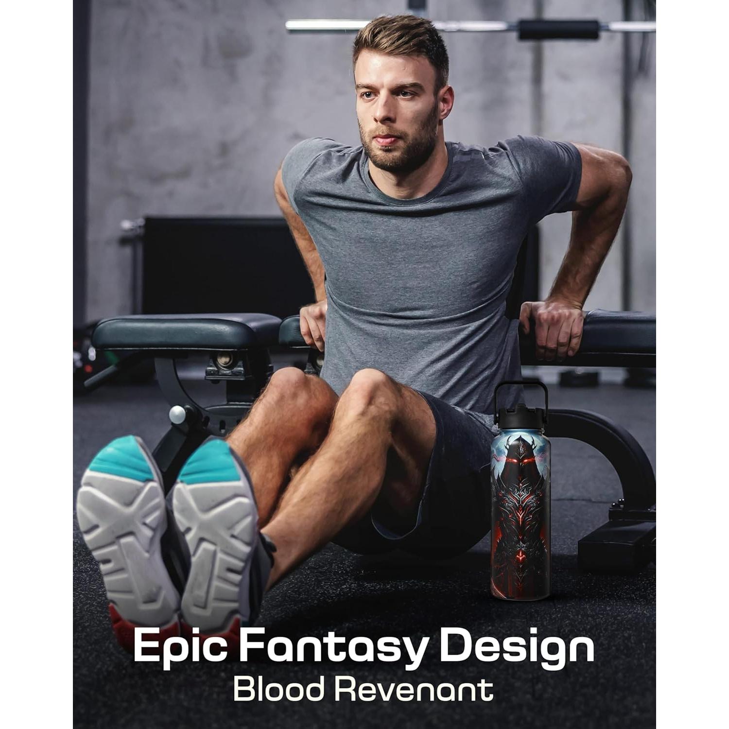 Botella de Agua Aislada 1.13L Nexus Elite - Acero Inoxidable