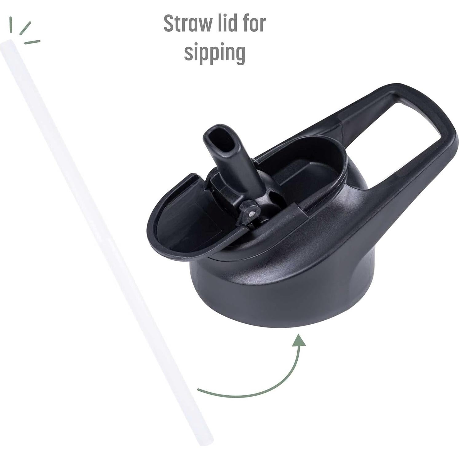 Botella de Agua Aislada Goodful 1.18L Acero Inoxidable Gris