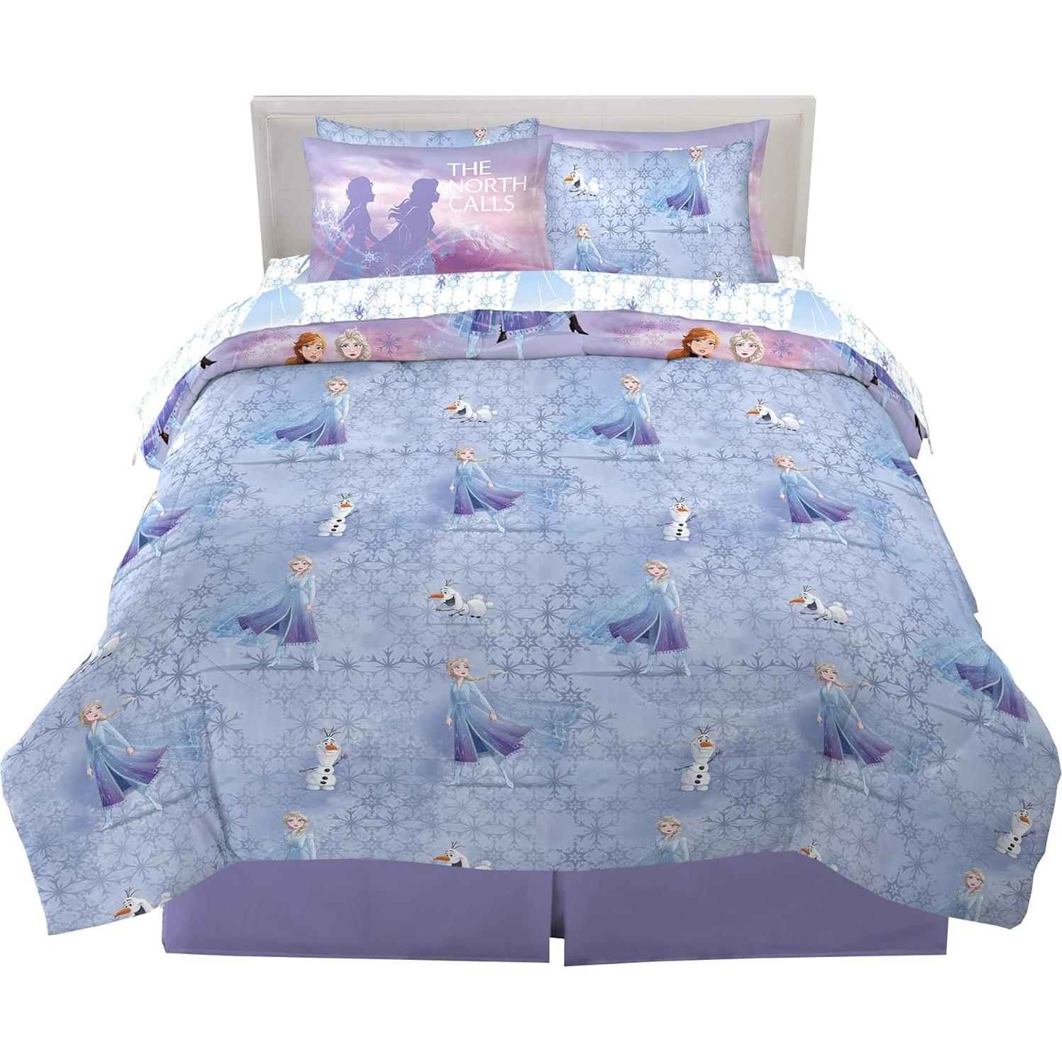 Conjunto de Ropa de Cama Disney Frozen 2 7 Piezas Franco