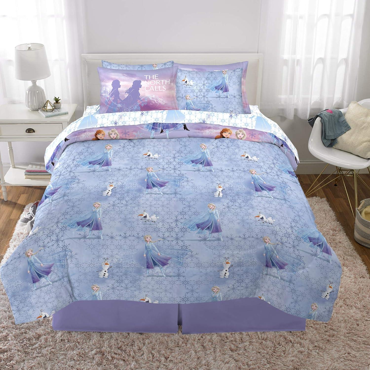 Conjunto de Ropa de Cama Disney Frozen 2 7 Piezas Franco