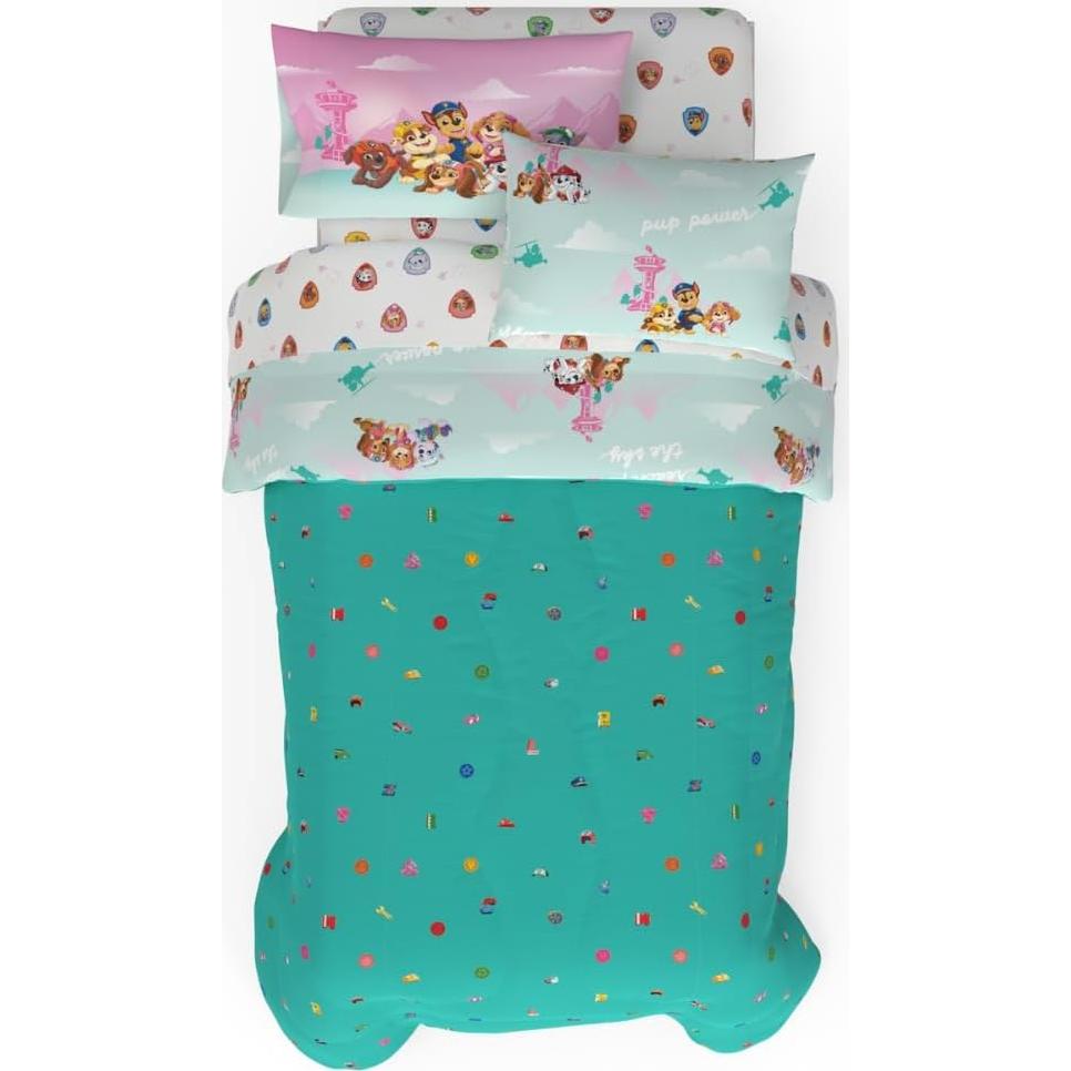 Juego de Ropa de Cama Franco Paw Patrol Skye 5 Piezas Individual