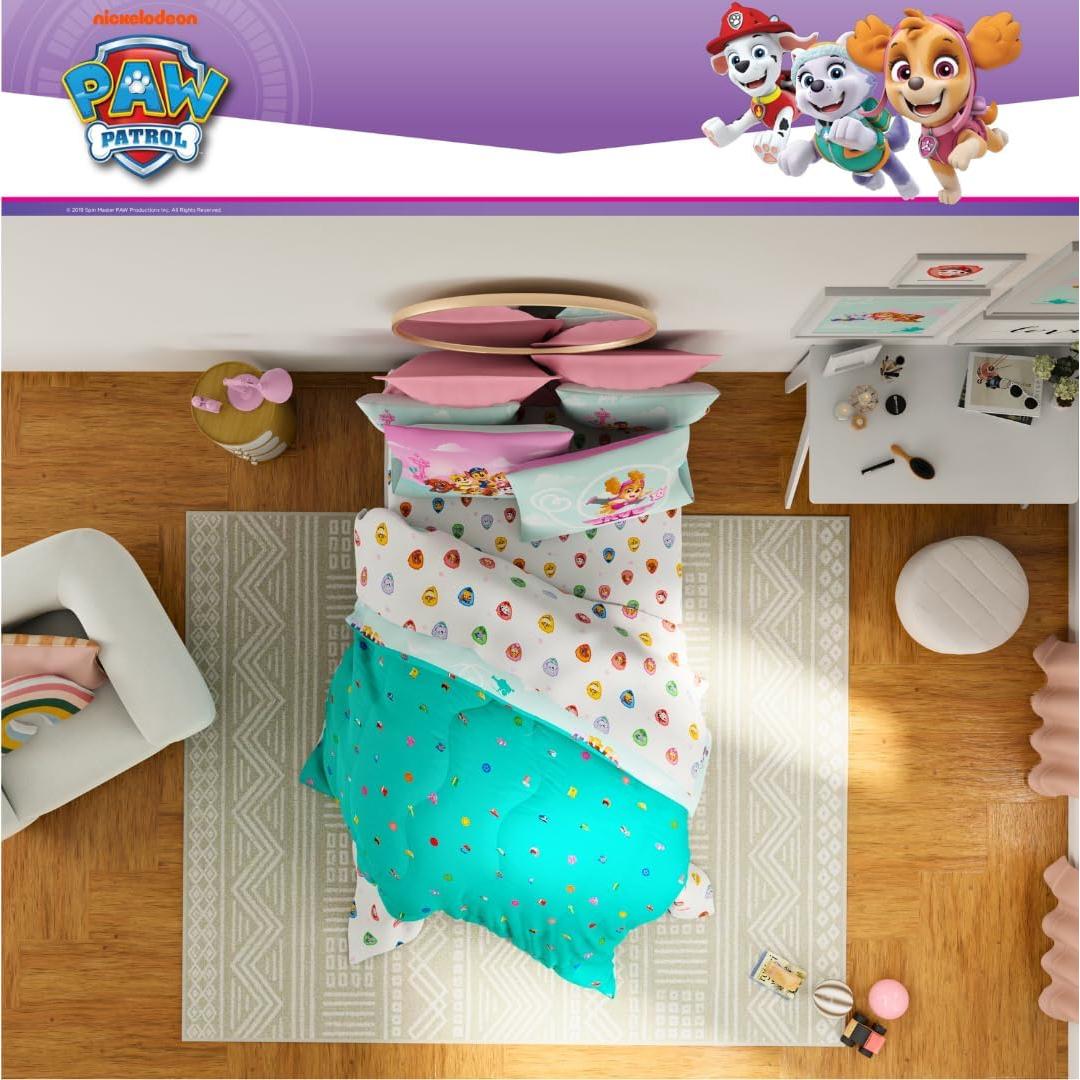 Juego de Ropa de Cama Franco Paw Patrol Skye 5 Piezas Individual