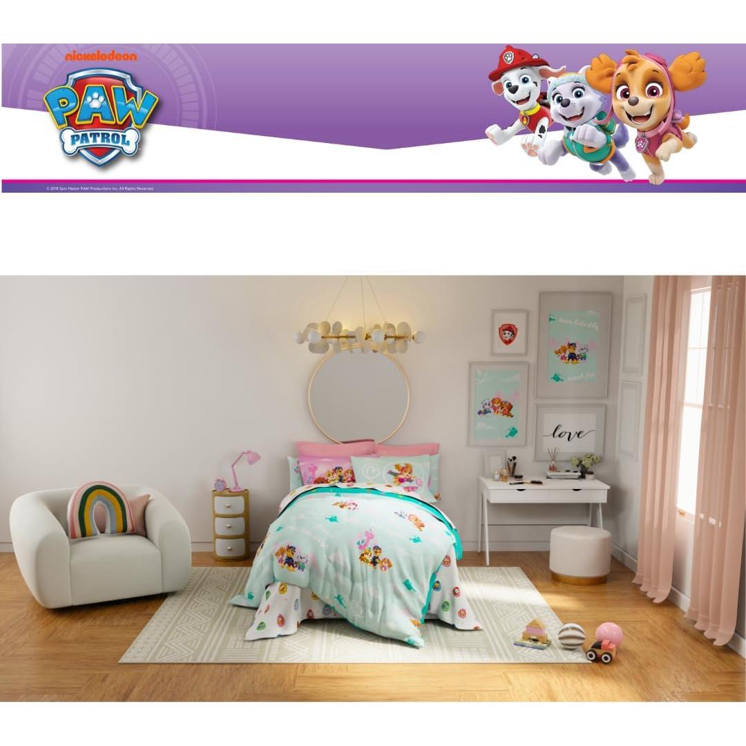 Juego de Ropa de Cama Franco Paw Patrol Skye 5 Piezas Individual