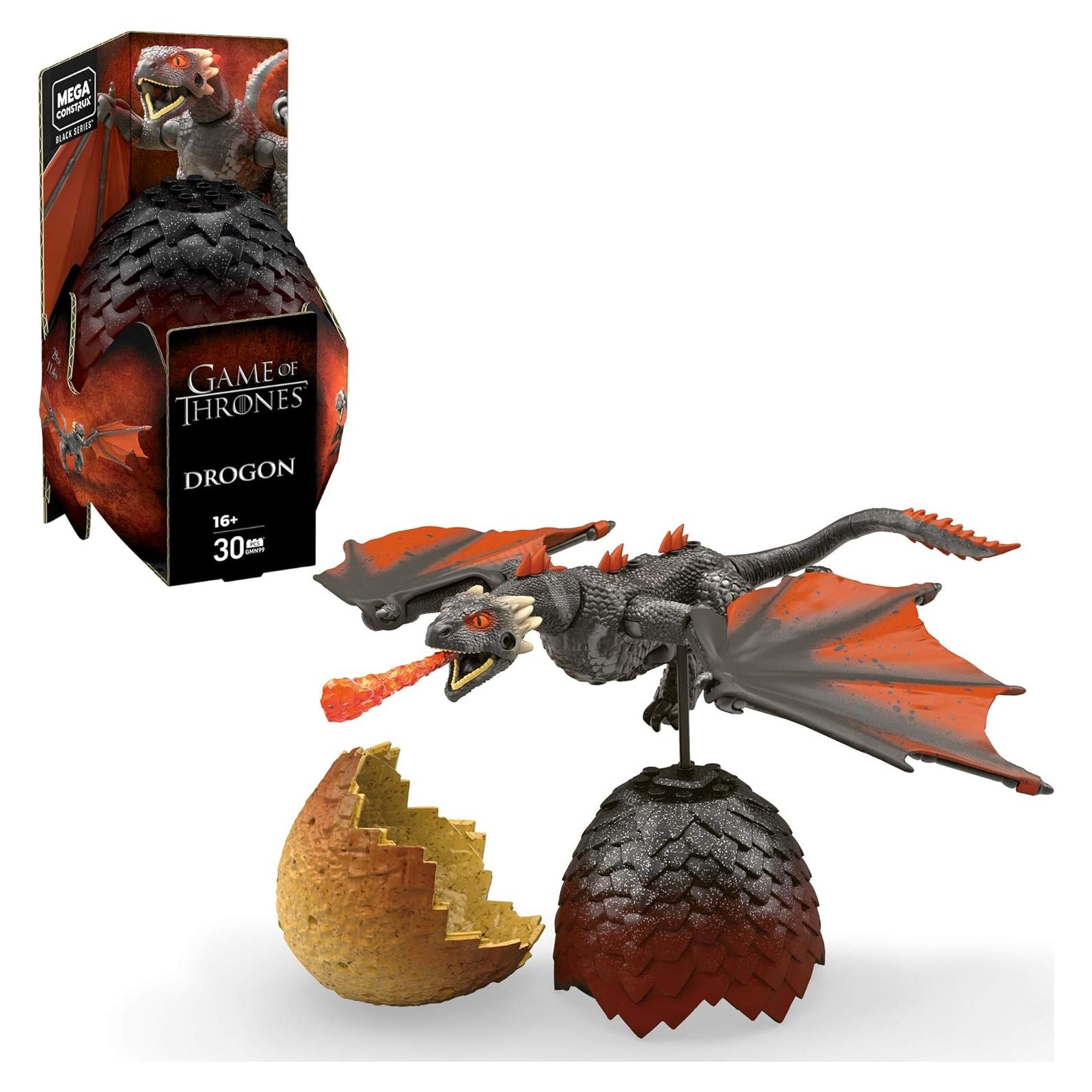 Set de Construcción Mega Construx Juego de Tronos Drogon 30 Piezas