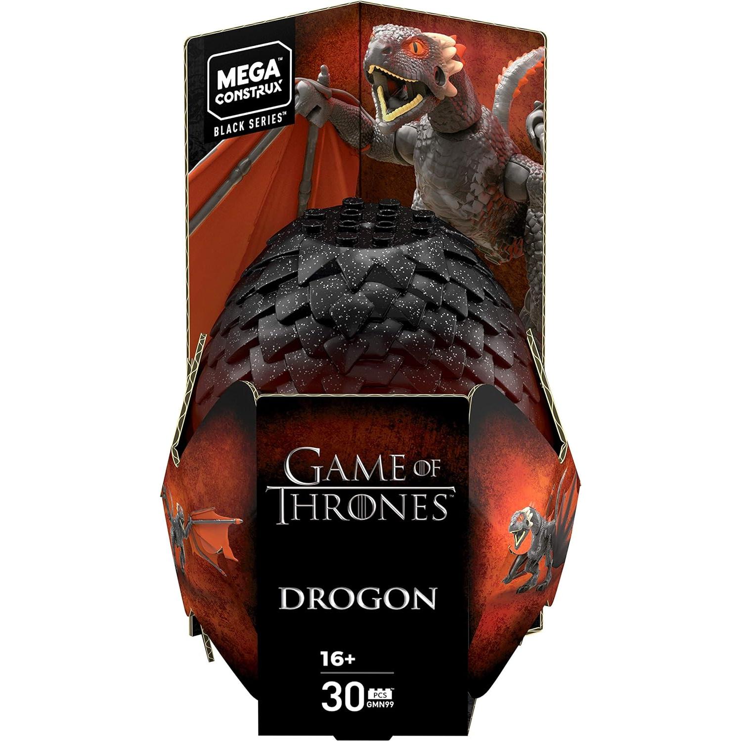Set de Construcción Mega Construx Juego de Tronos Drogon 30 Piezas