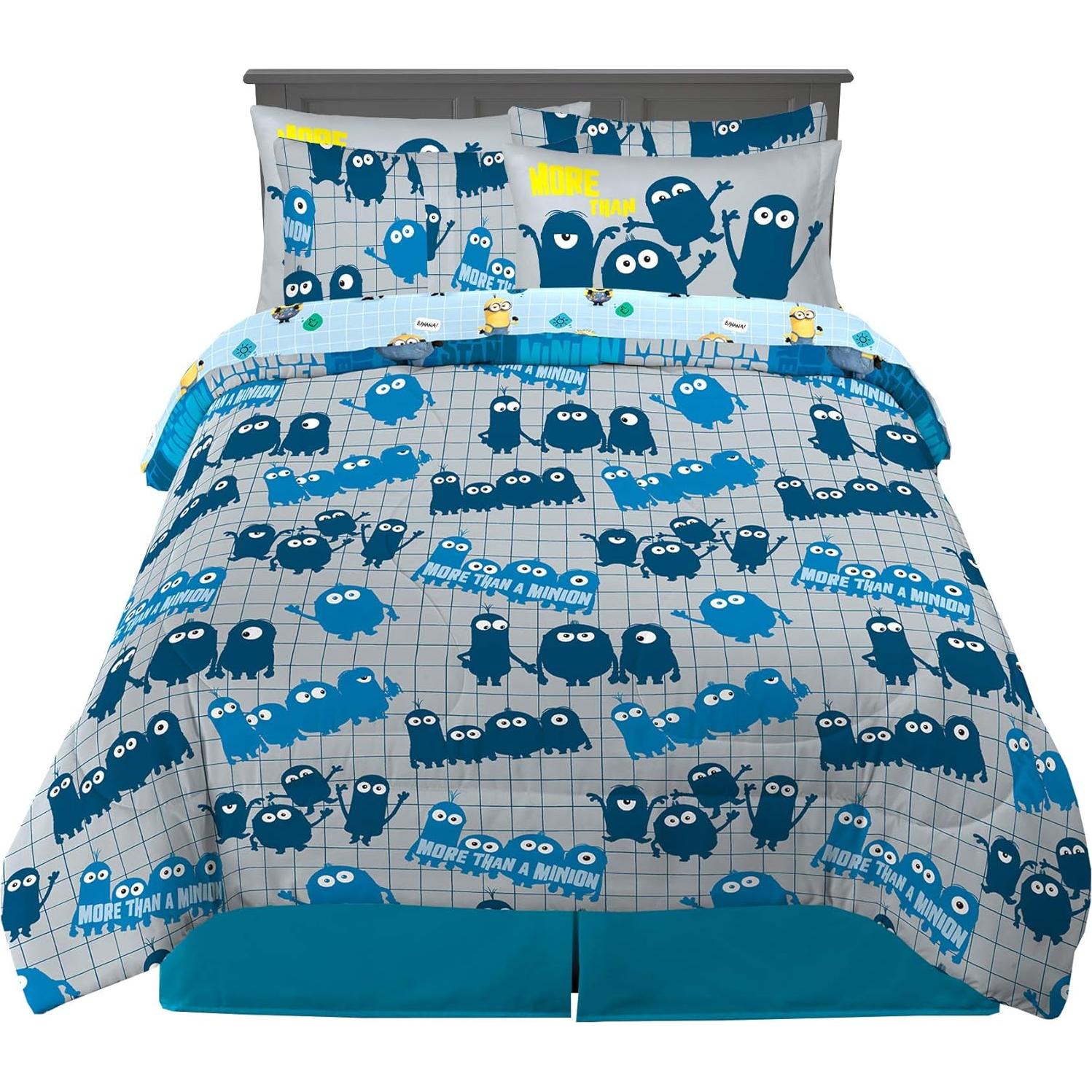 Juego de Cama Franco 7 Piezas Minions Reversible