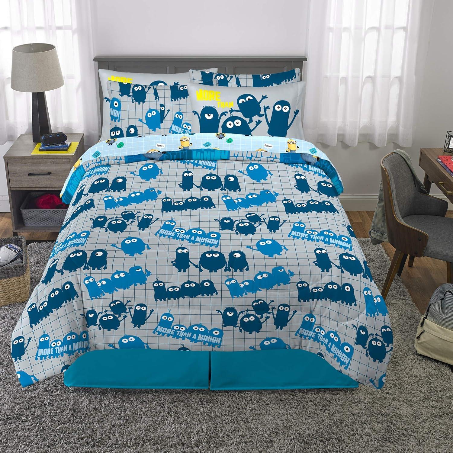 Juego de Cama Franco 7 Piezas Minions Reversible
