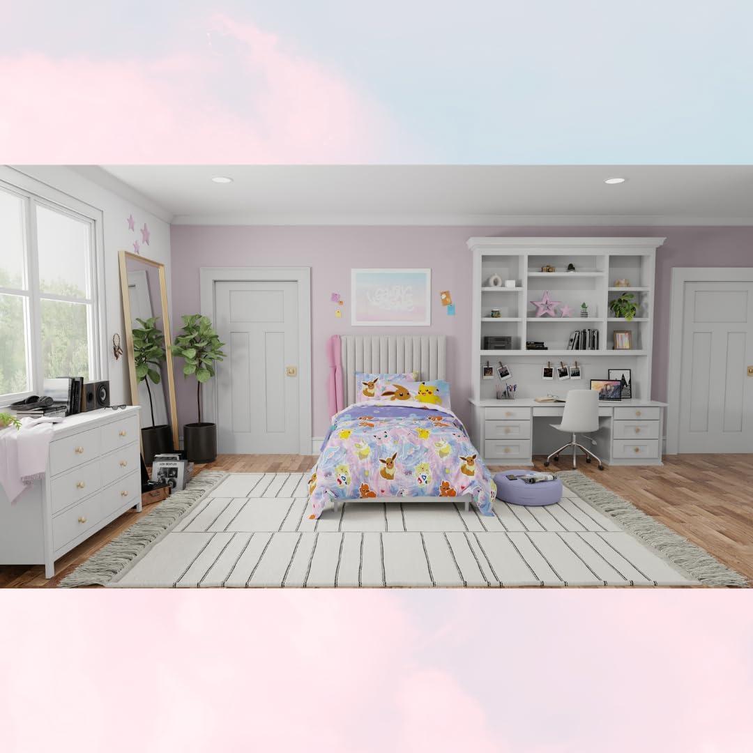 Juego de Cama Pokemon Chica Franco 5 Piezas Individual