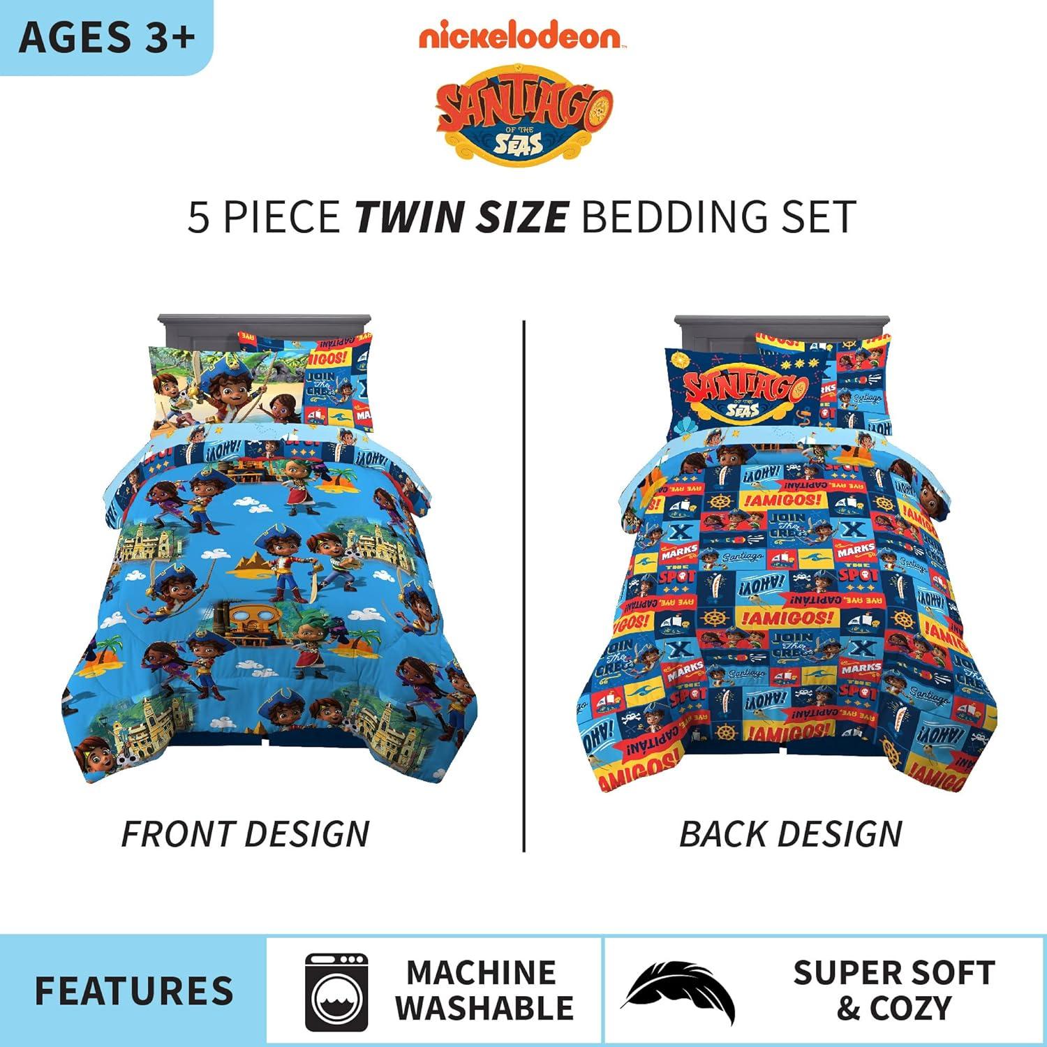 Juego de Ropa de Cama Franco Kids 5 Piezas Santiago