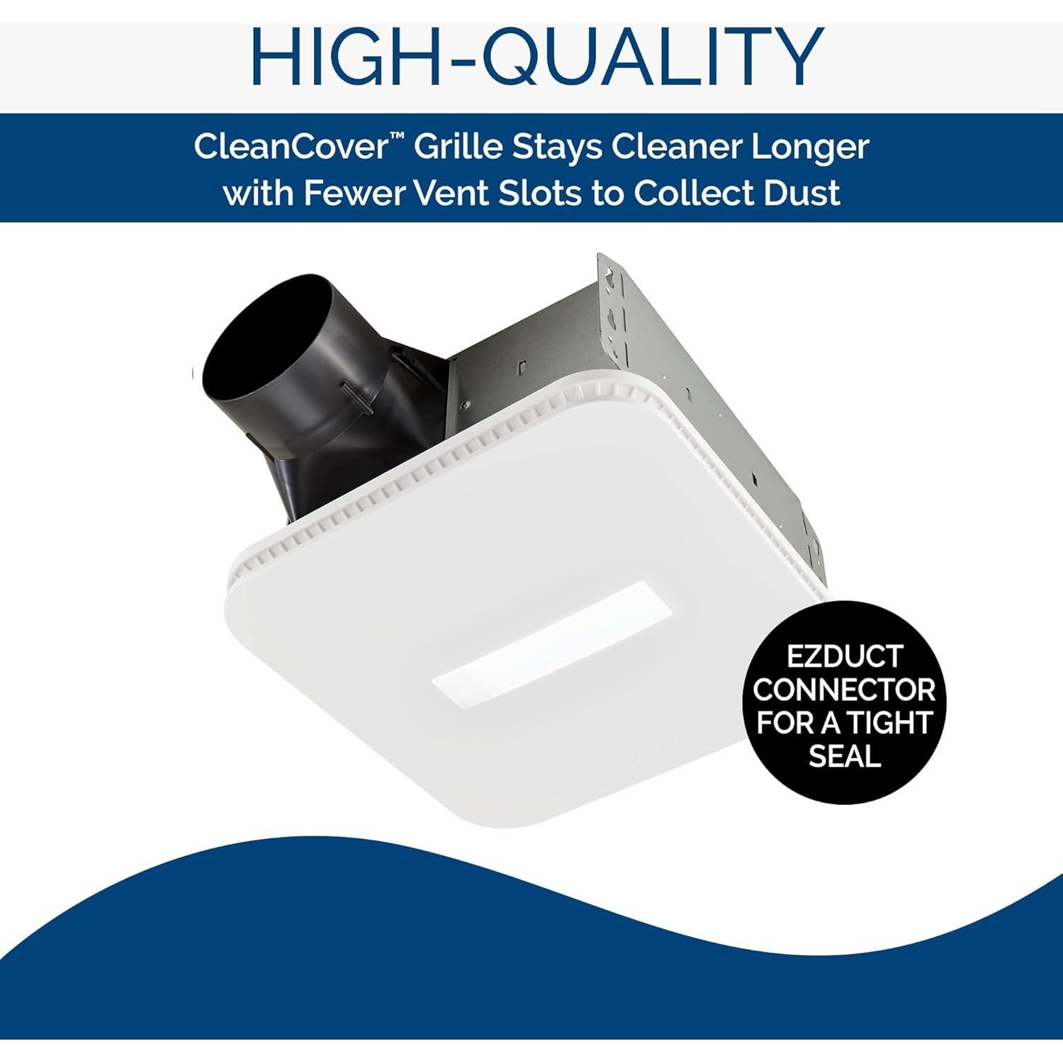 Ventilador de Escape Broan-NuTone AE110LK 110 CFM LED Blanco