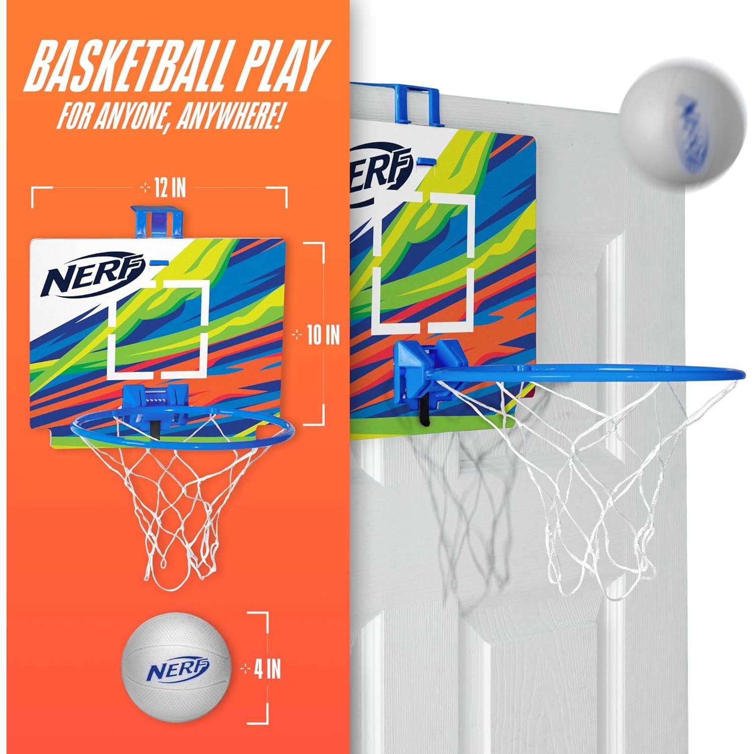 Aro de Baloncesto Mini Nerfoop Nerf - Juego Interior Azul