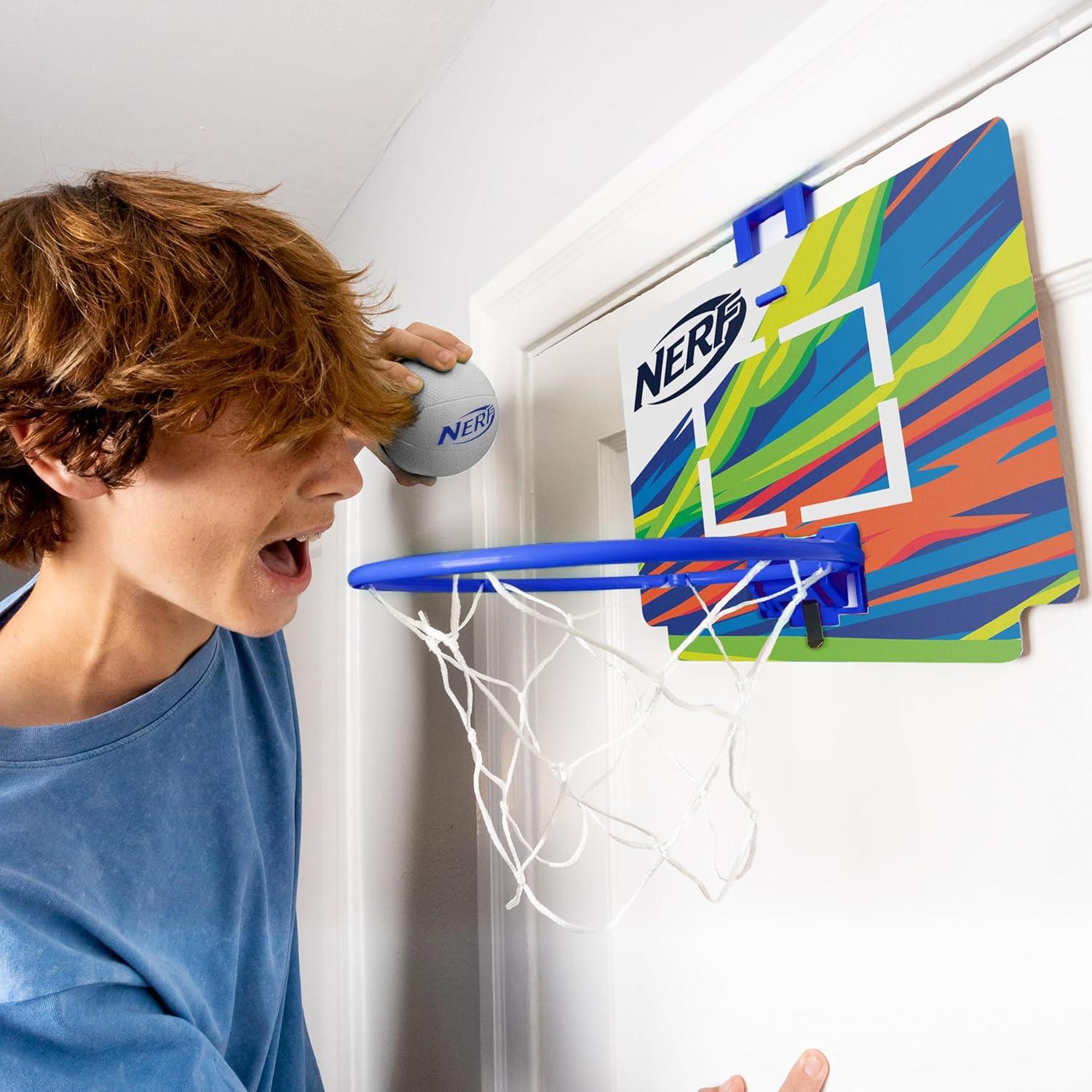 Aro de Baloncesto Mini Nerfoop Nerf - Juego Interior Azul