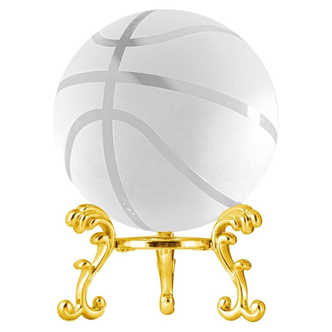 Bola de Cristal Baloncesto LONGWIN 60mm con Soporte Metal