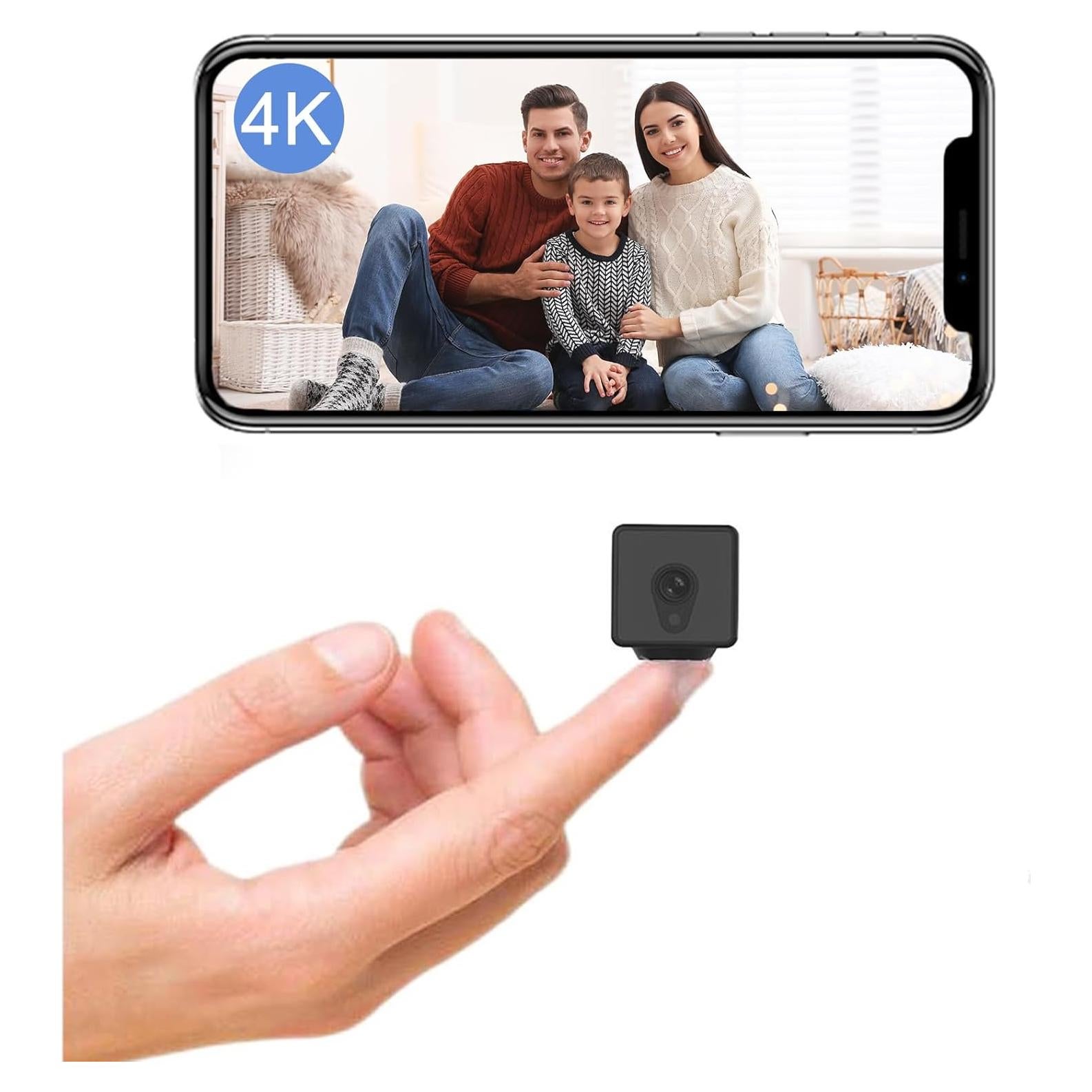 Cámara de Seguridad Inalámbrica 4K RXIMA Mini HD 150°