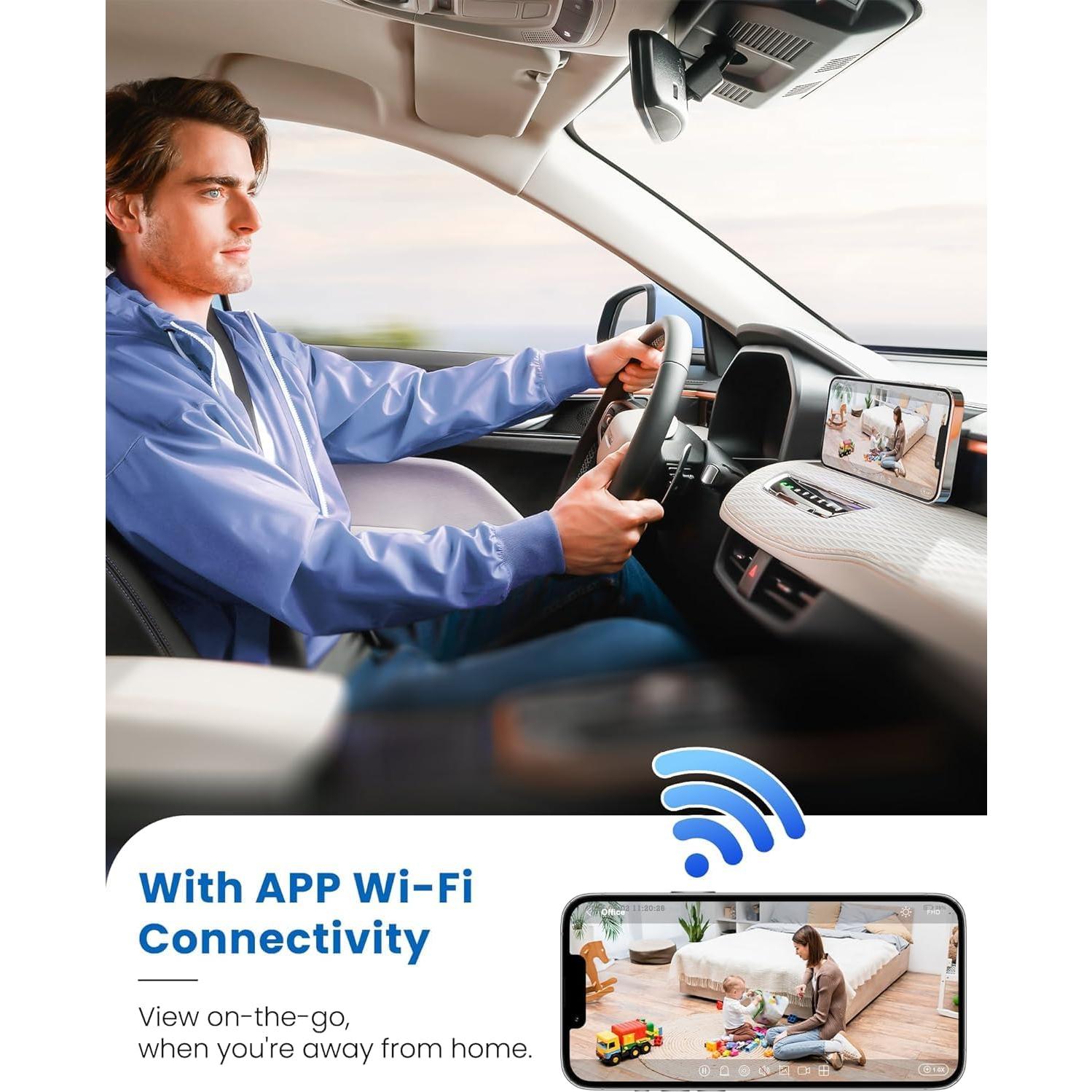 Cámara de Seguridad Inalámbrica 4K RXIMA Mini HD 150°