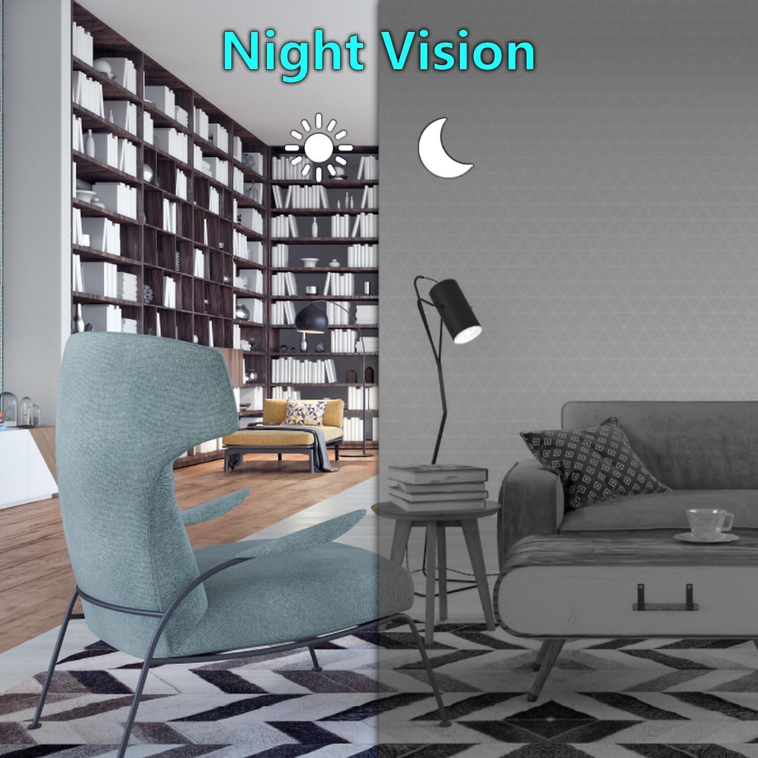 Cámara de Seguridad Inalámbrica 4K RXIMA Mini HD 150°