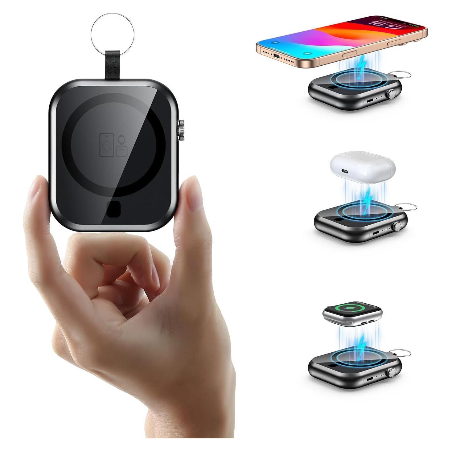 Banco de Poder Magnético 10000mAh M01-P Carga Rápida 22.5W