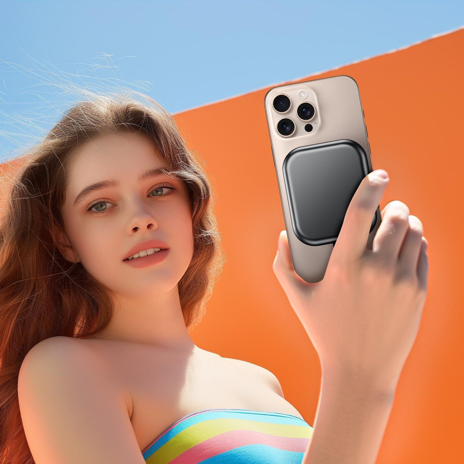 Banco de Poder Magnético 10000mAh M01-P Carga Rápida 22.5W