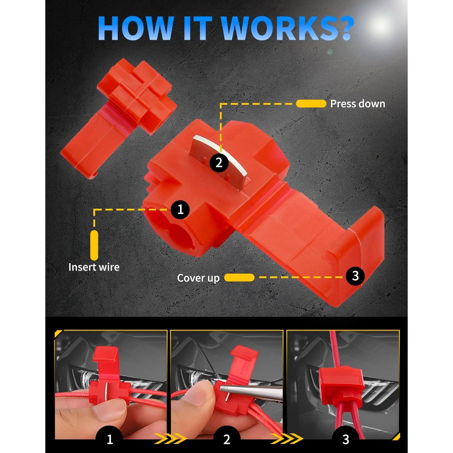 Resistencias de Carga AUXLIGHT 50W 6ohm 4 Piezas - Solución Parpadeo LED