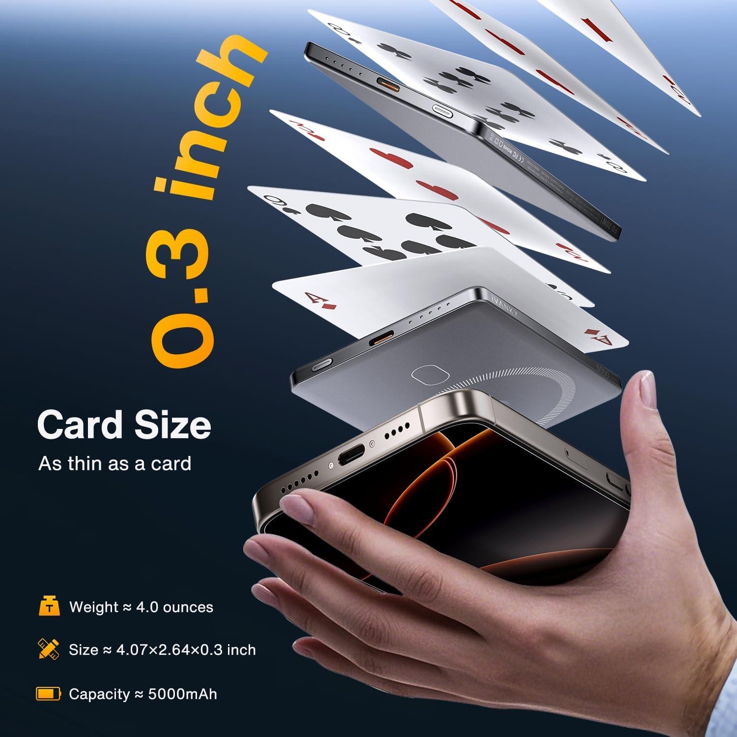 Cargador Portátil iVANKY 5000mAh MagSafe Carga Rápida