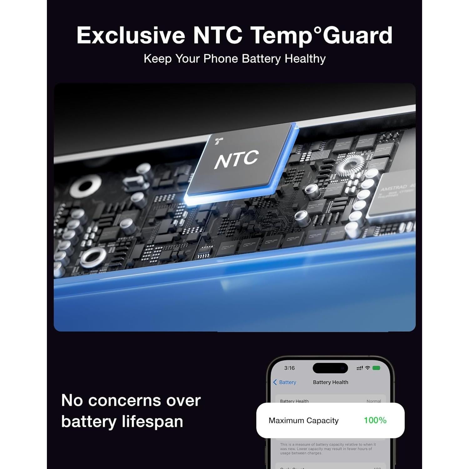 Cargador Portátil MagSafe TORRAS 5000mAh Carga Rápida