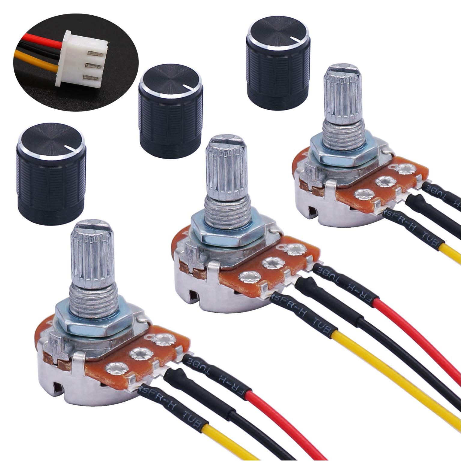 Potenciómetro Rotativo Lineal 1K Ohm TWTADE WH148 3 Piezas