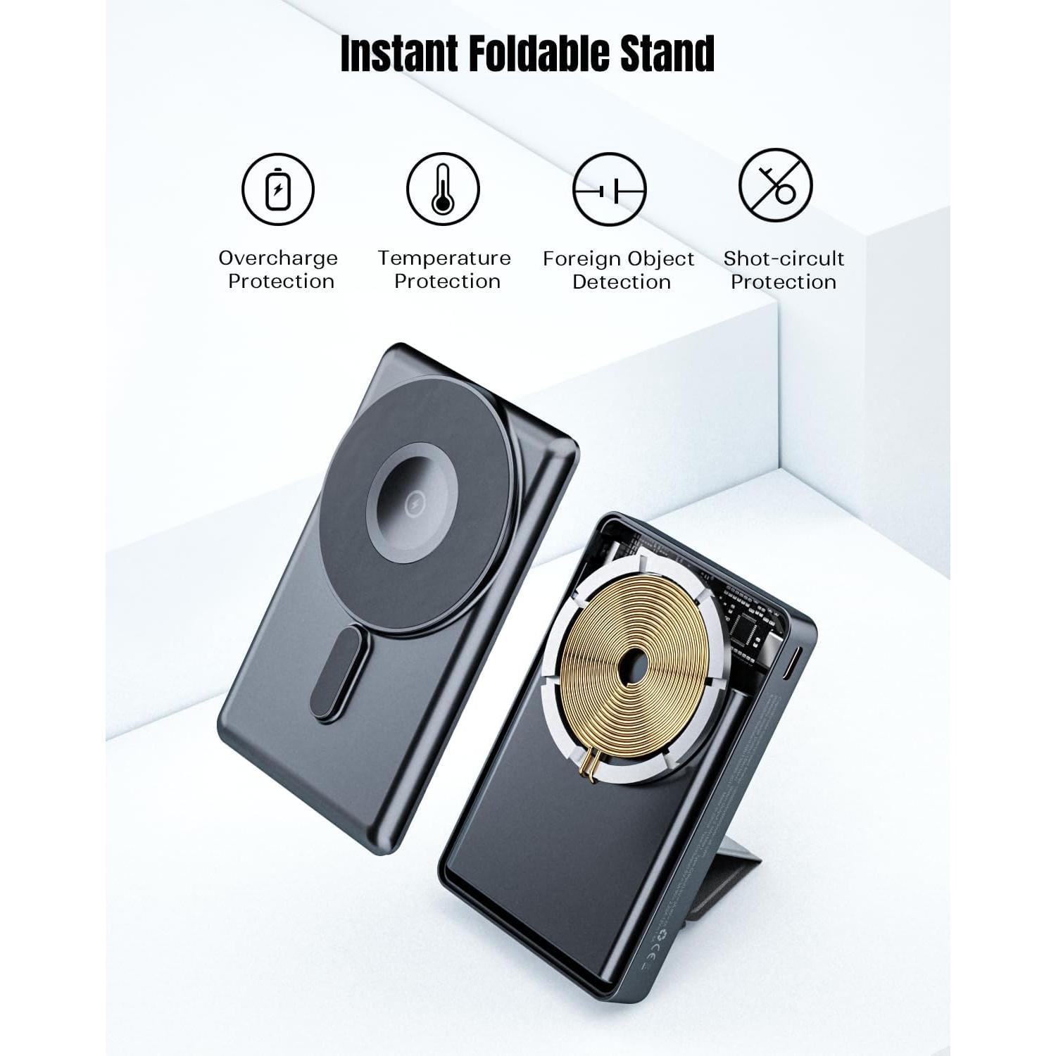 Batería Portátil KPON Magsafe 10000mAh Carga Rápida para Apple