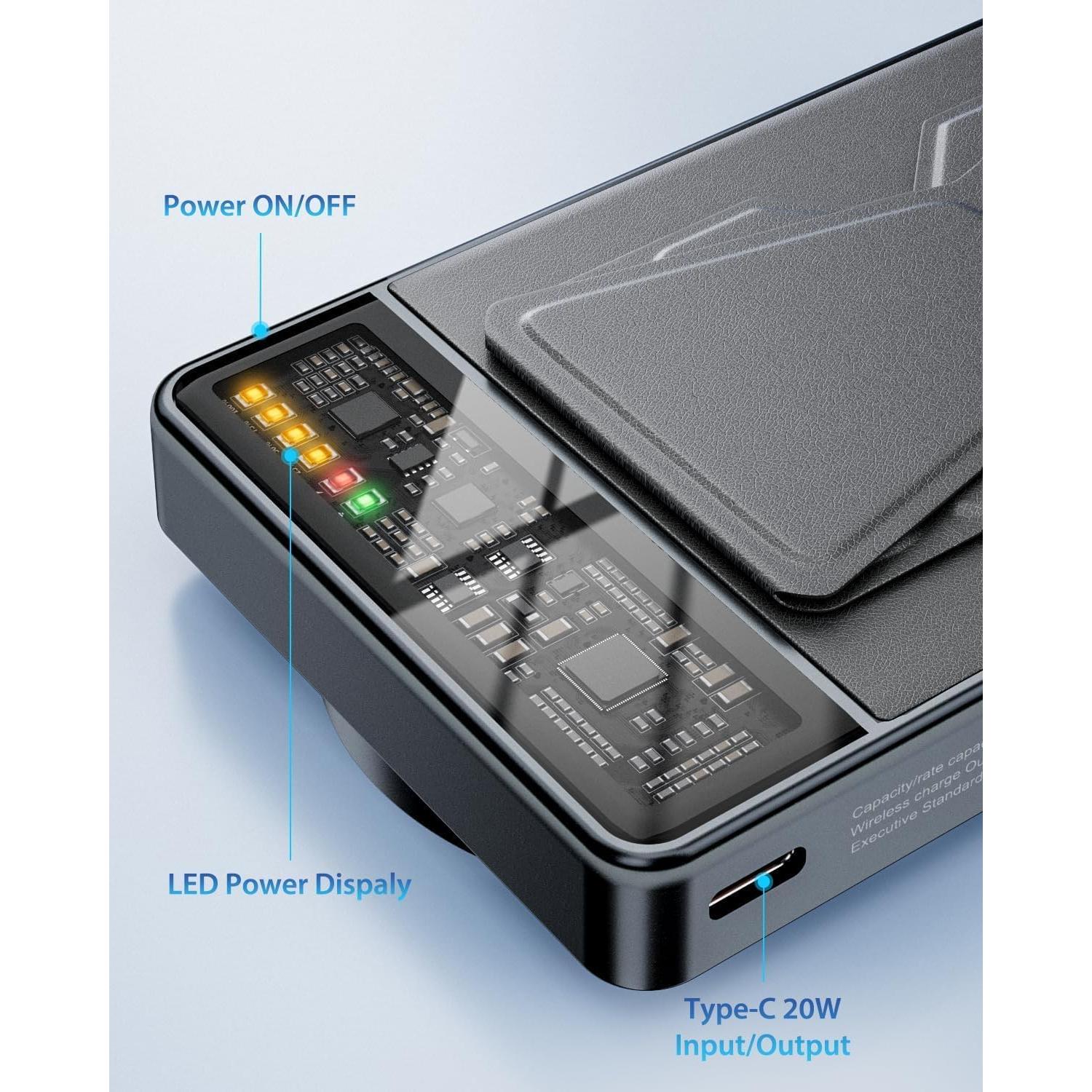 Batería Portátil KPON Magsafe 10000mAh Carga Rápida para Apple