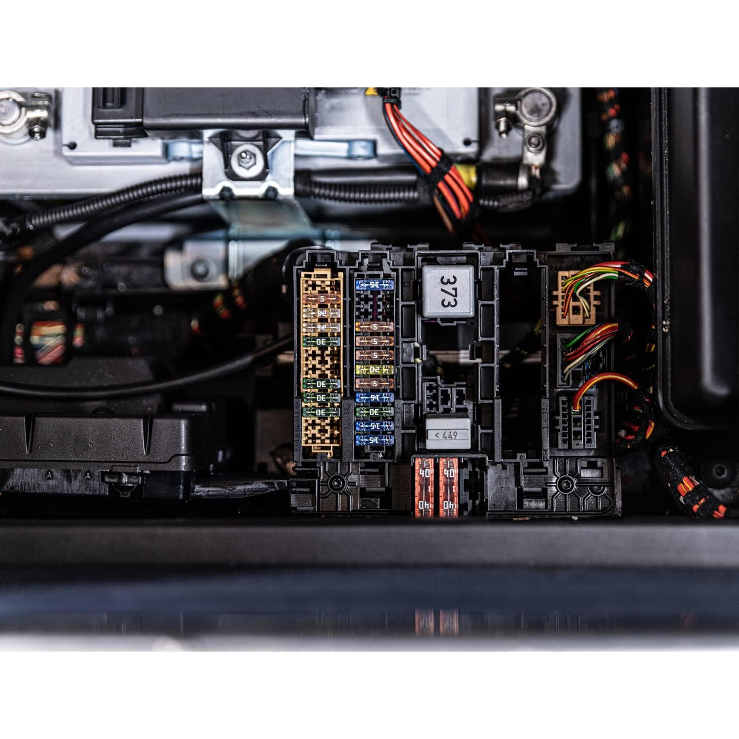 Kit de 80 Fusibles Mini Automotrices ZIPCCI 1A-40A