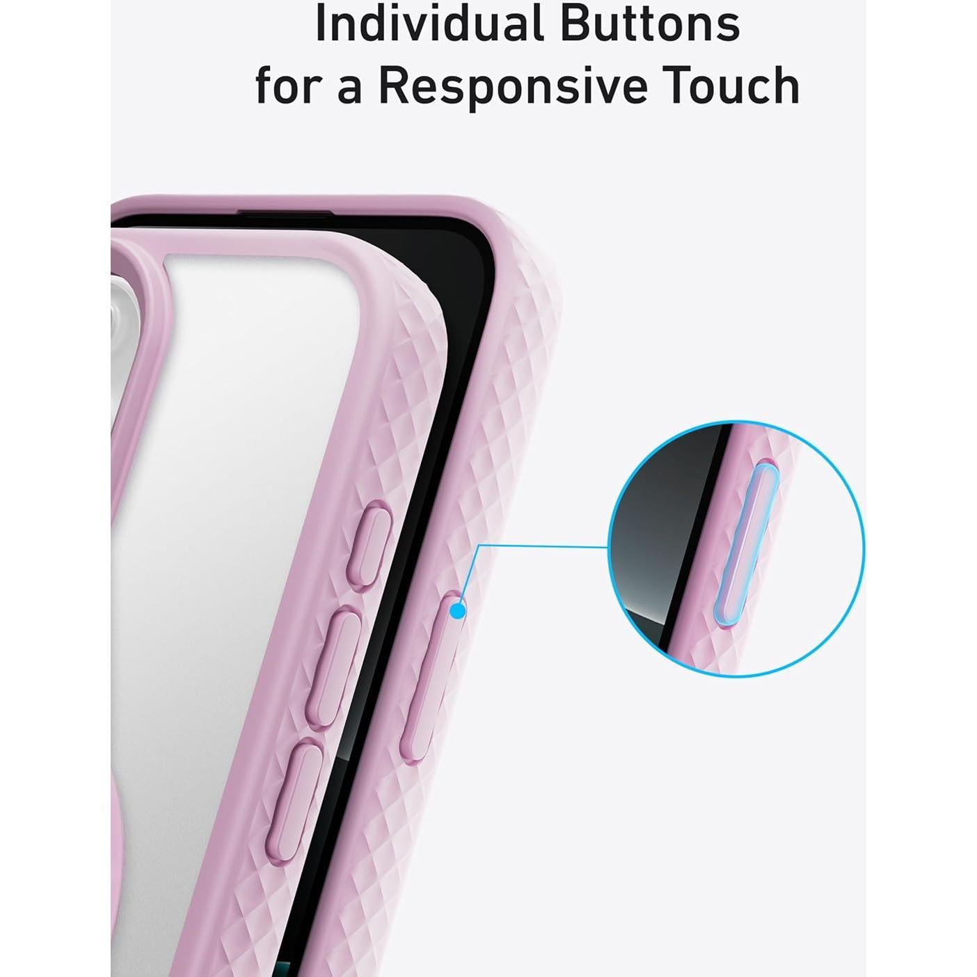 Funda Magnética Anker MagGo Rosa para iPhone 16 Pro Max