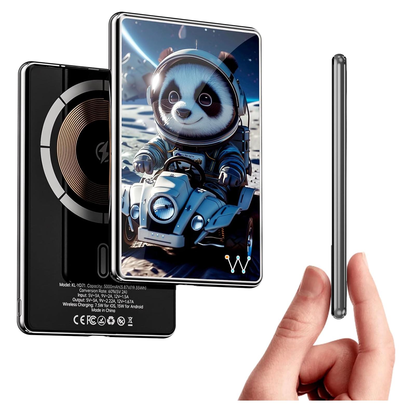 Cargador Portátil Inalámbrico LUCKYDUO 5000mAh Magnético