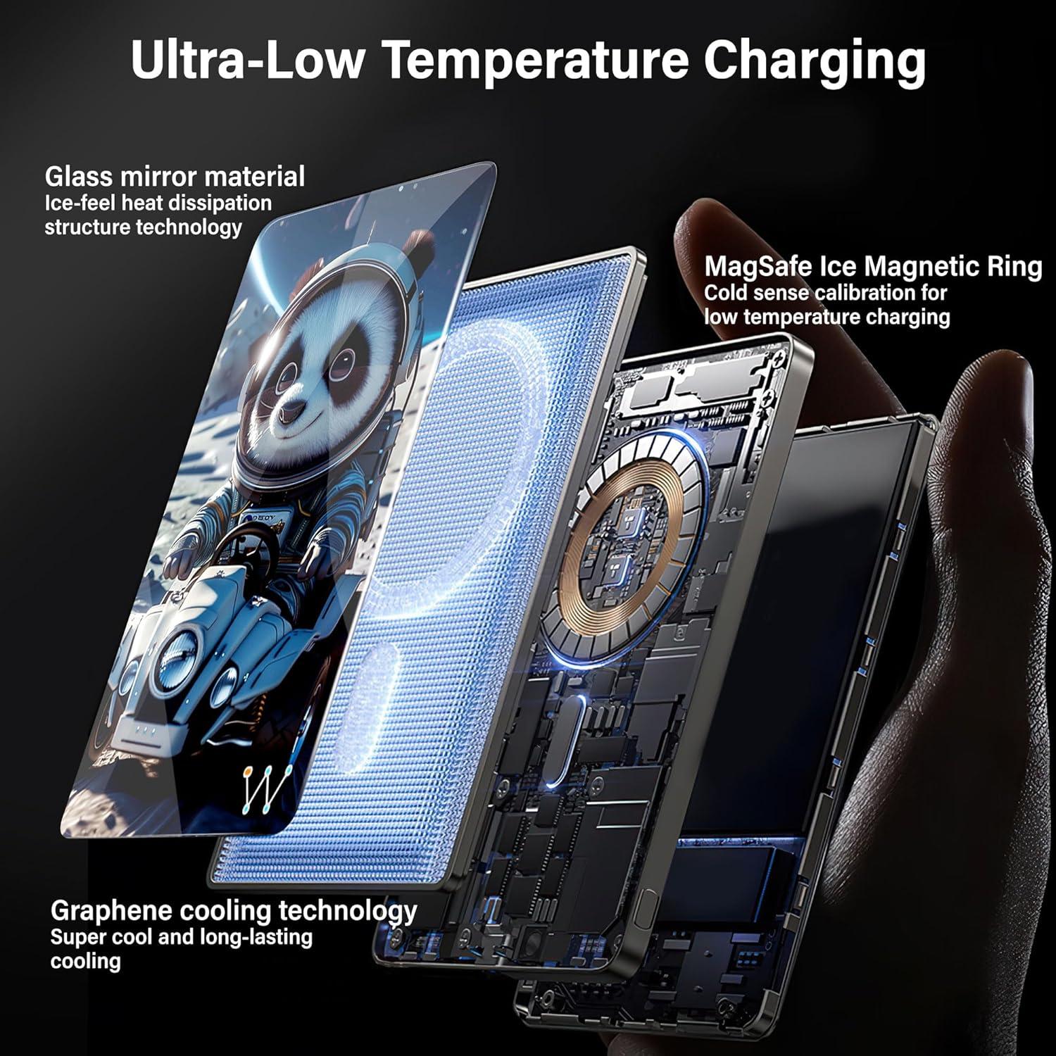 Cargador Portátil Inalámbrico LUCKYDUO 5000mAh Magnético