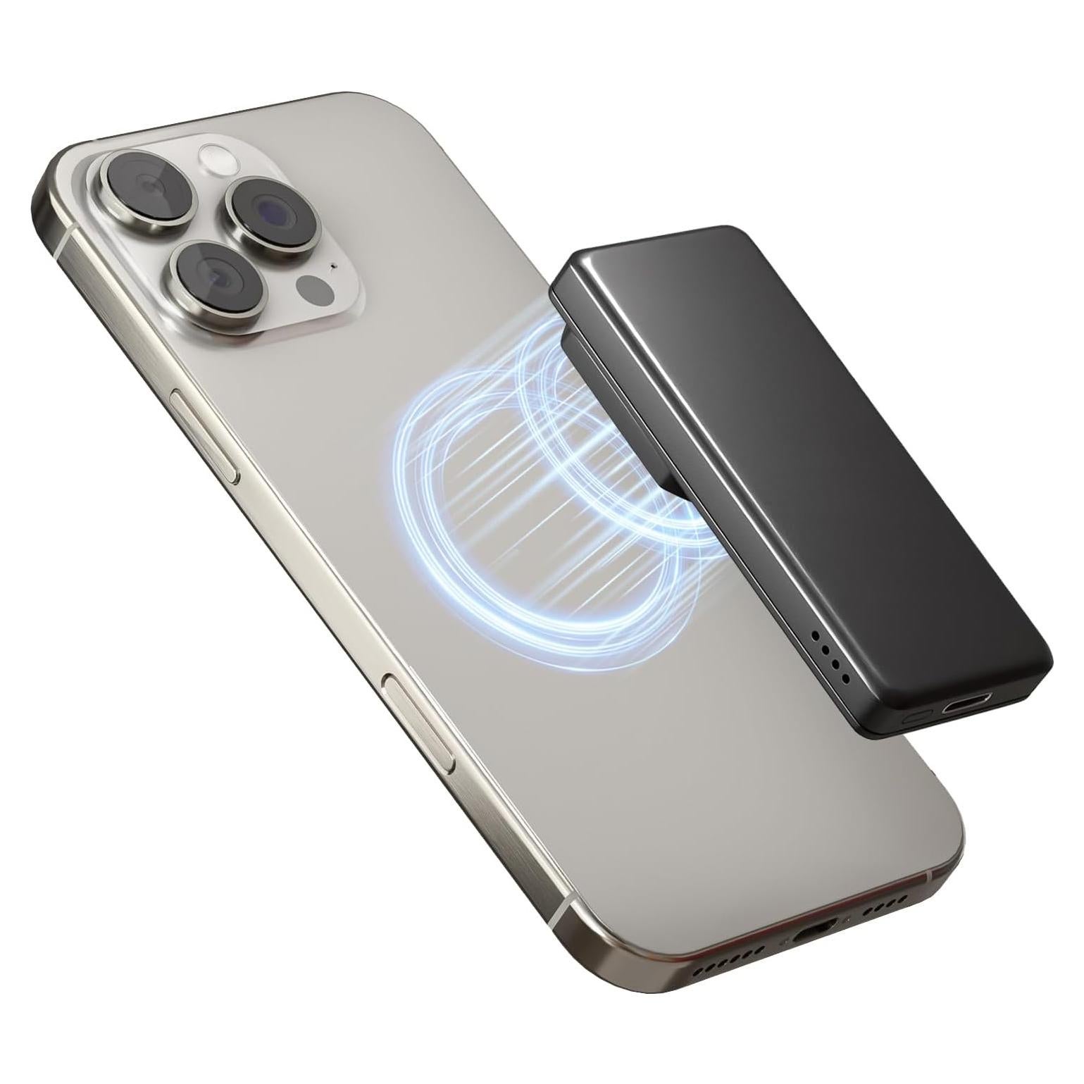 Banco de Poder Magnético 5000mAh Shenzhenshi Negro