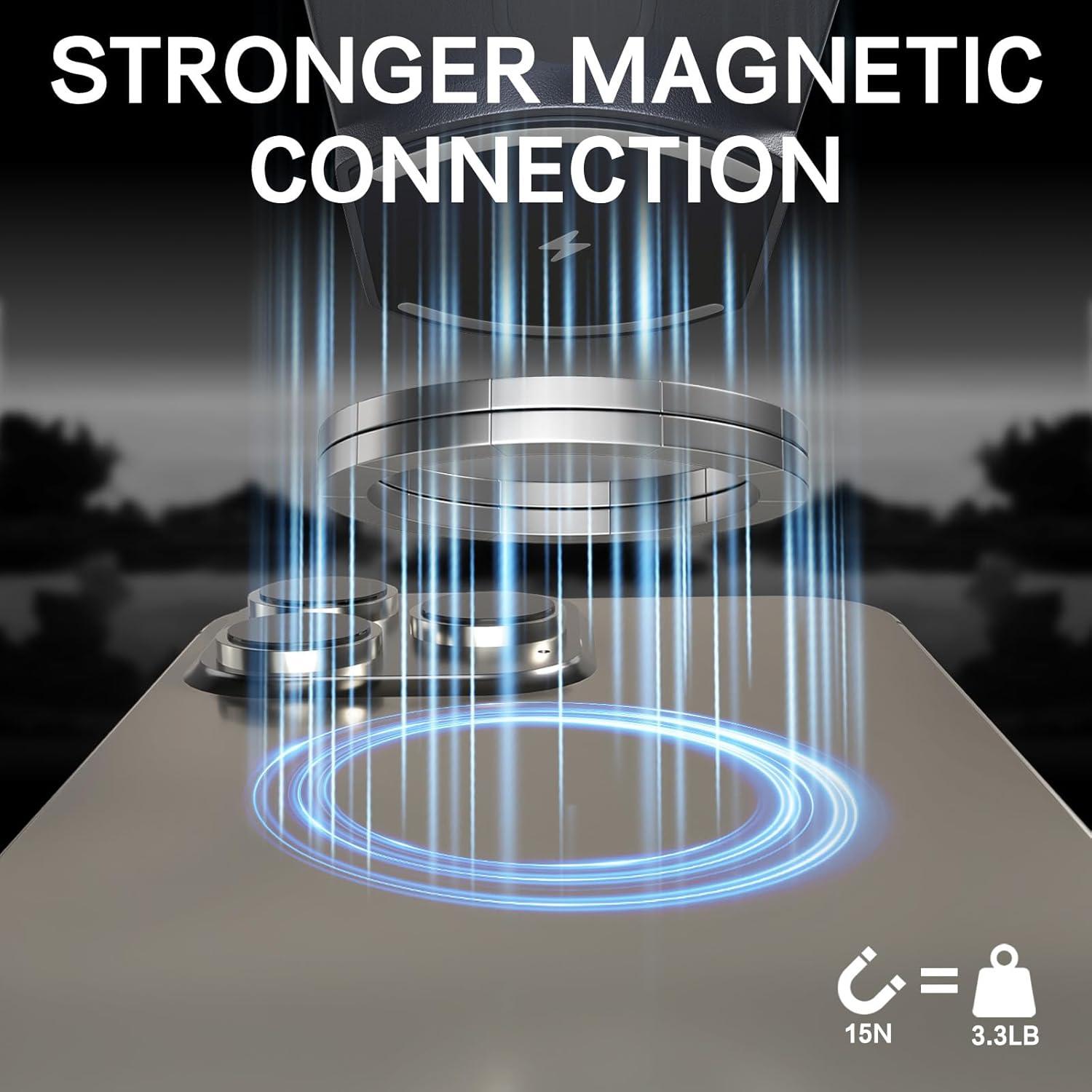 Banco de Poder Magnético 5000mAh Shenzhenshi Negro