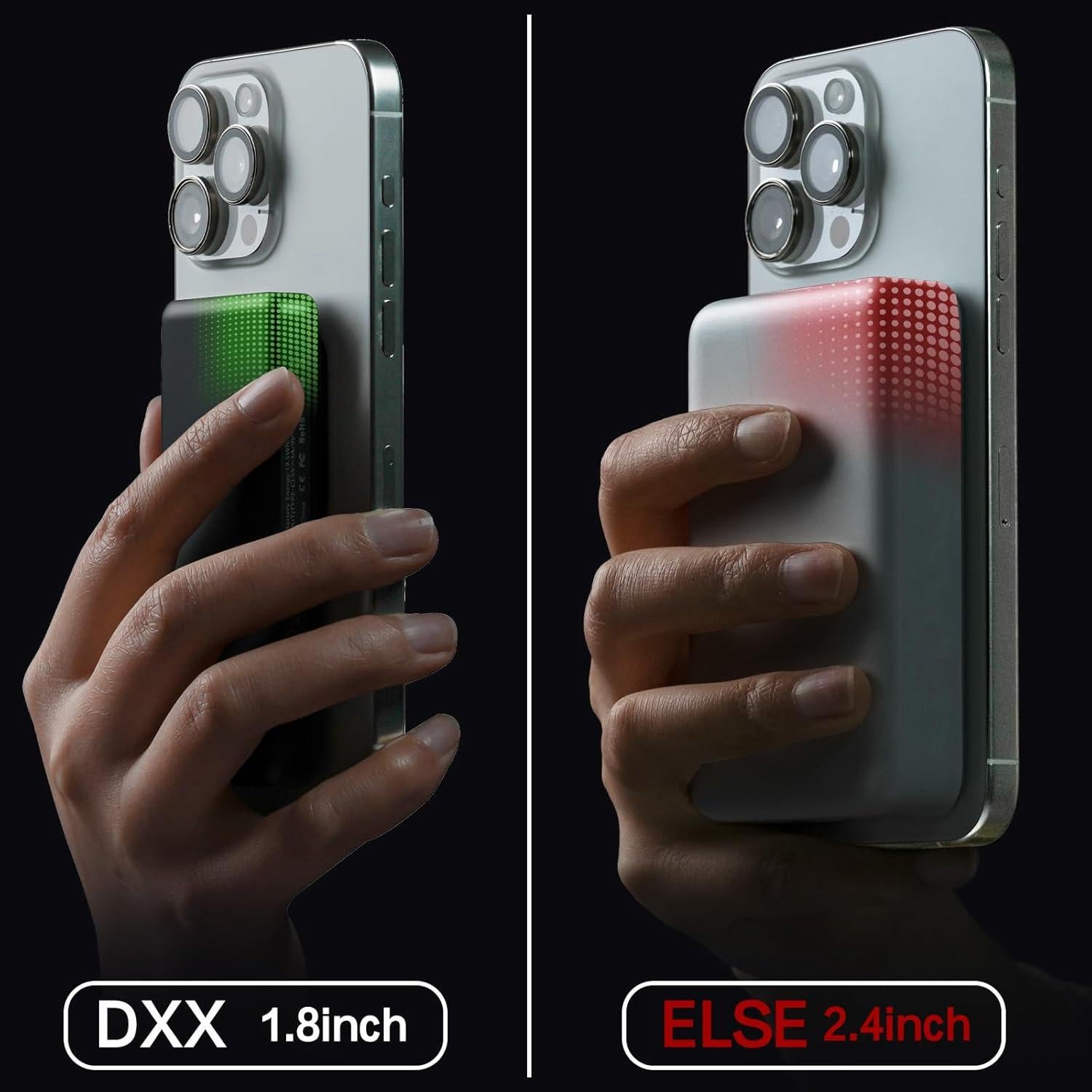 Banco de Poder Magnético 5000mAh Shenzhenshi Negro